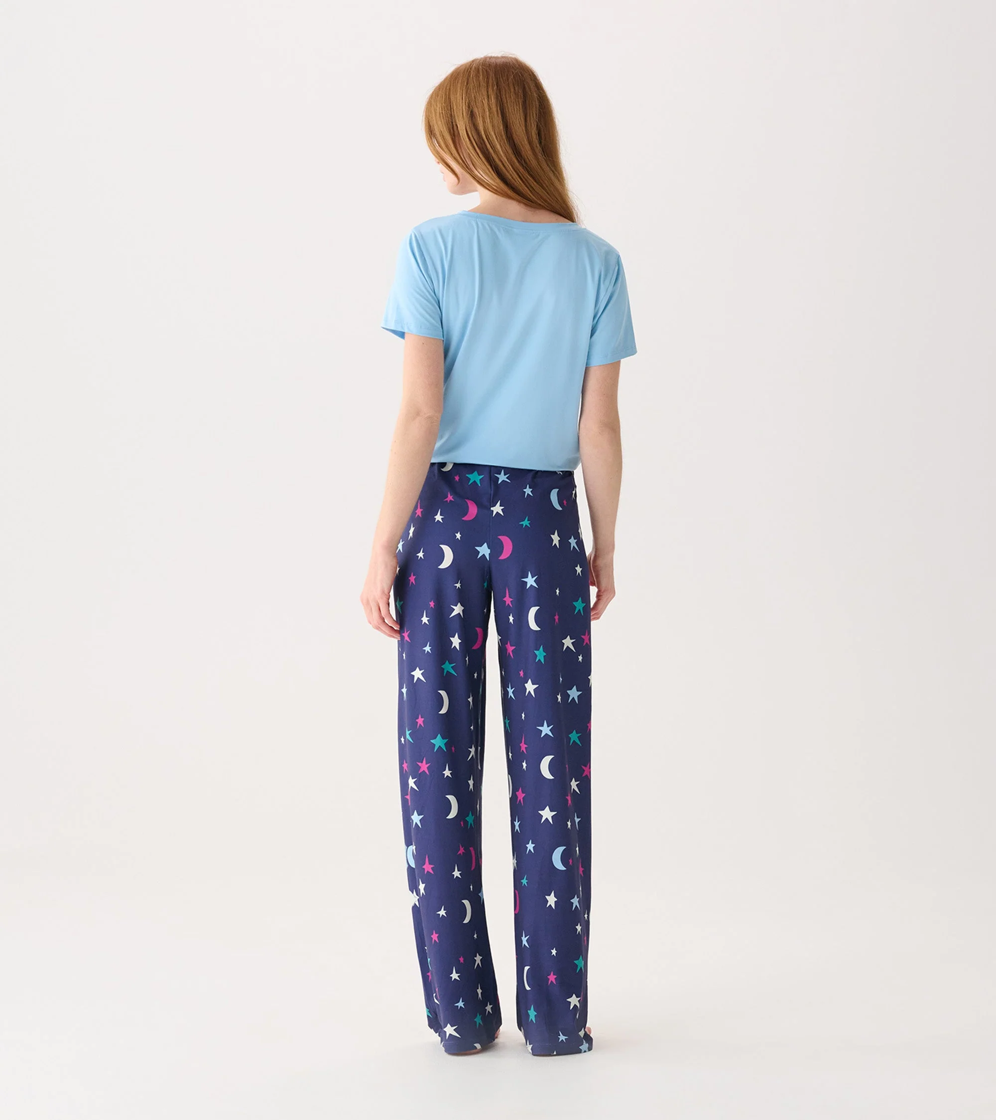 Women's Starry Night Polyknit Pajamas Pants - Image 4