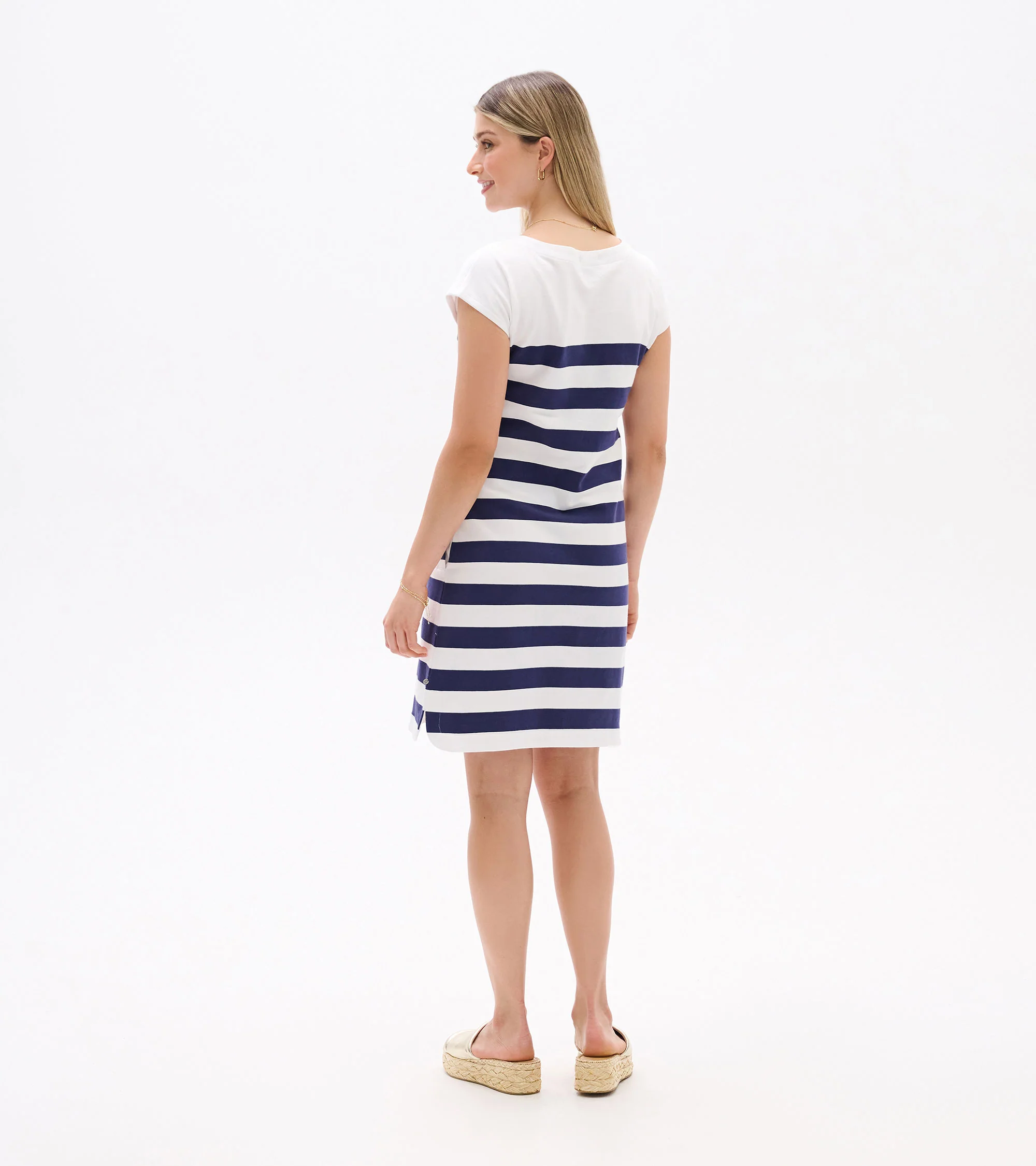 Capri Dress - Patriot Blue Stripes - Image 5
