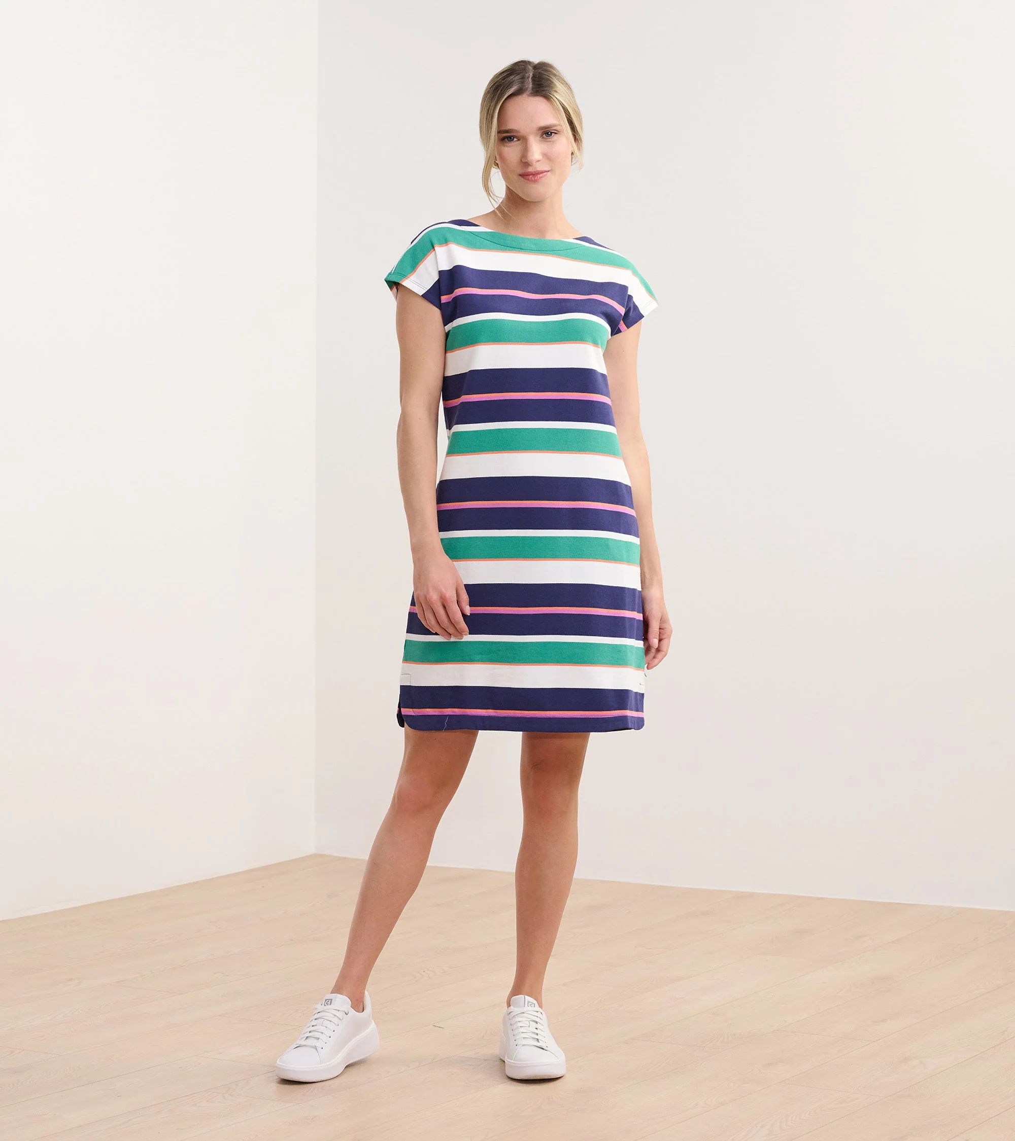 Capri Dress - Spring Sea Stripes