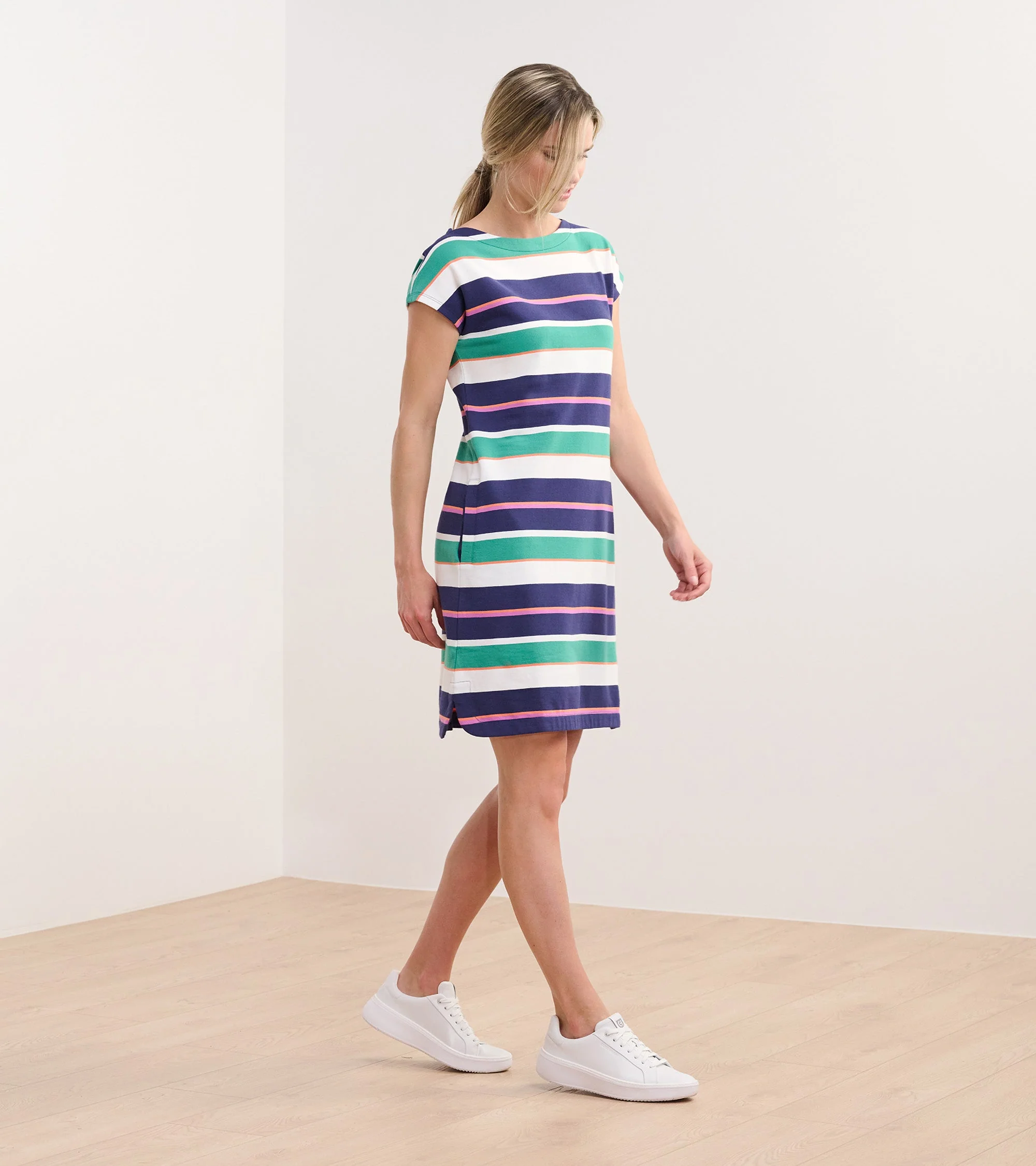 Capri Dress - Spring Sea Stripes - Image 3