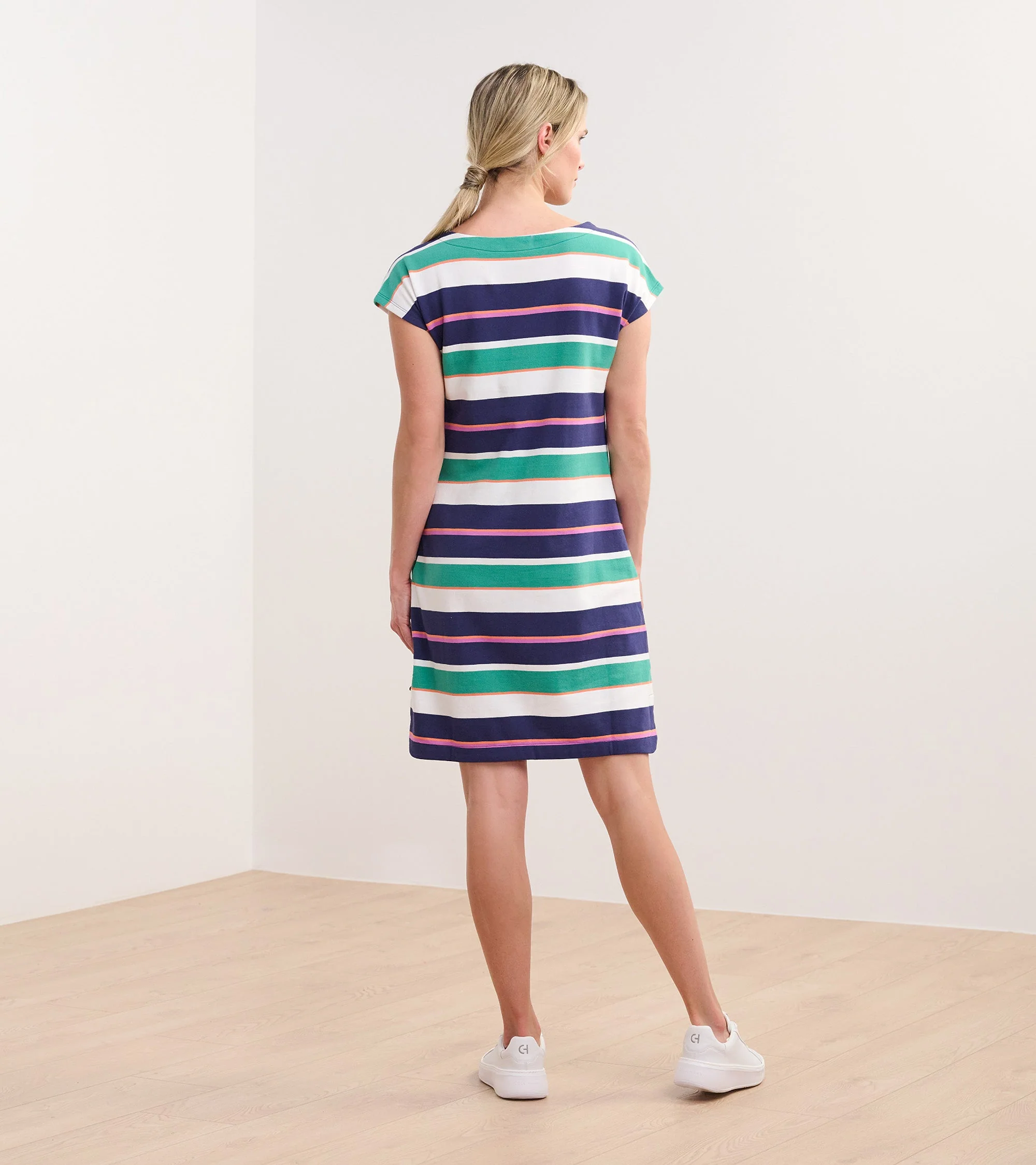Capri Dress - Spring Sea Stripes - Image 4