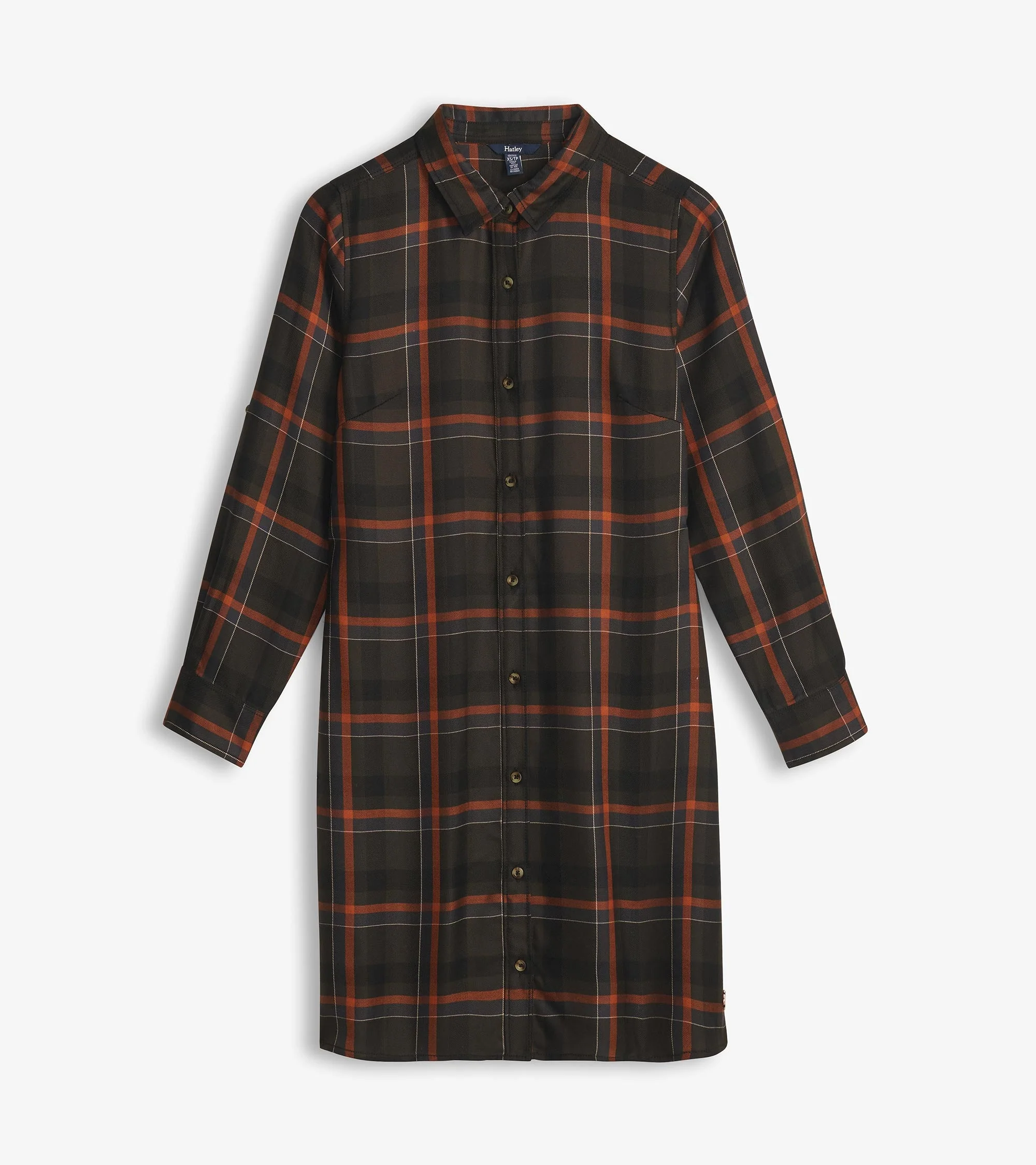 Cara Shirt Dress - Autumn Plaid - Image 2