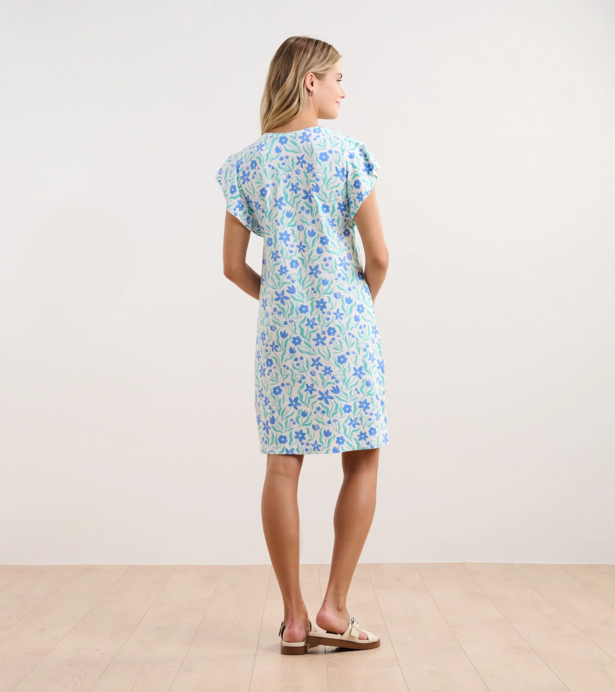 Carlie Dress - Painted Flowers - Image 4