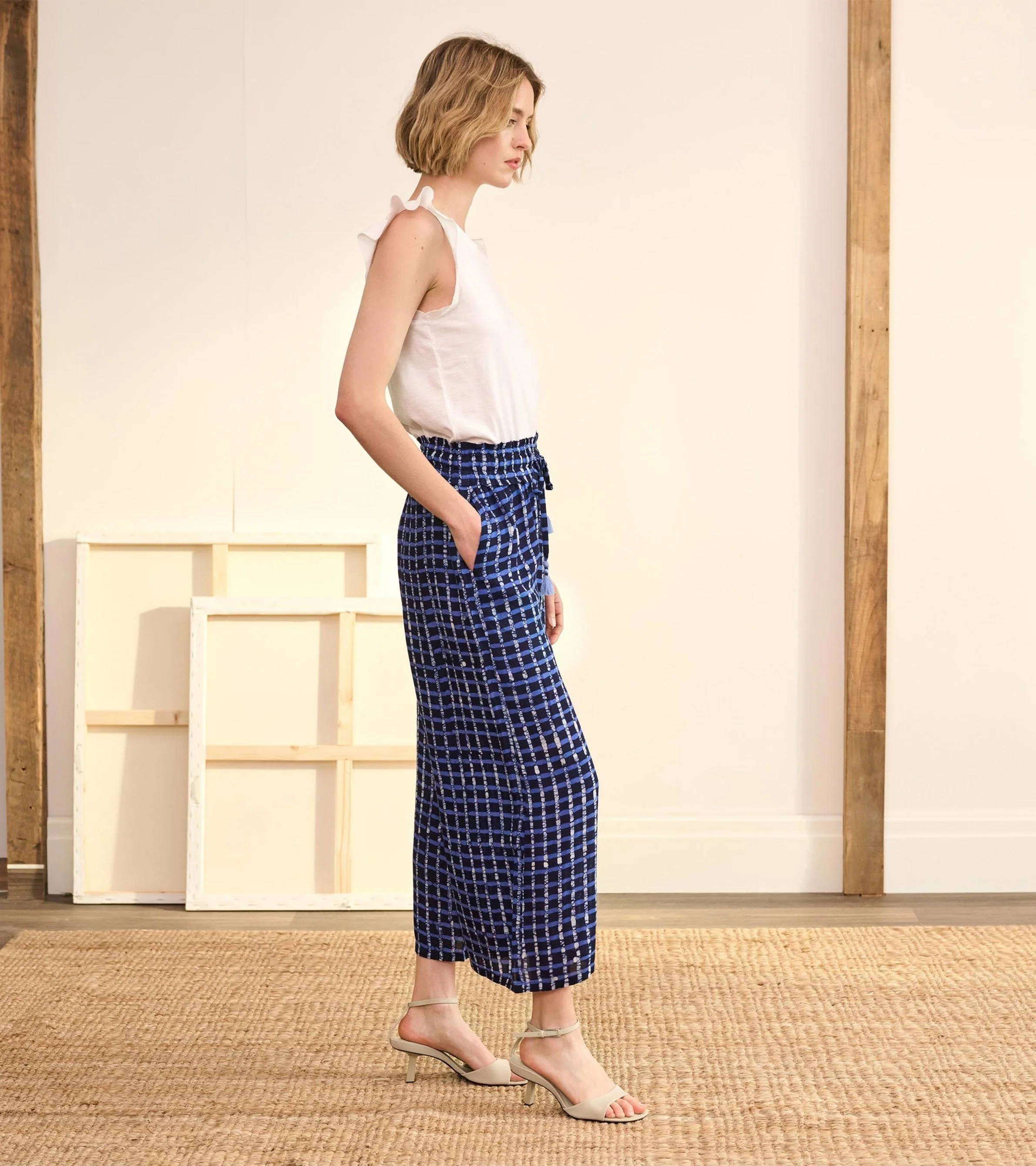 Cassie Pants - Painted Plaid - Image 3