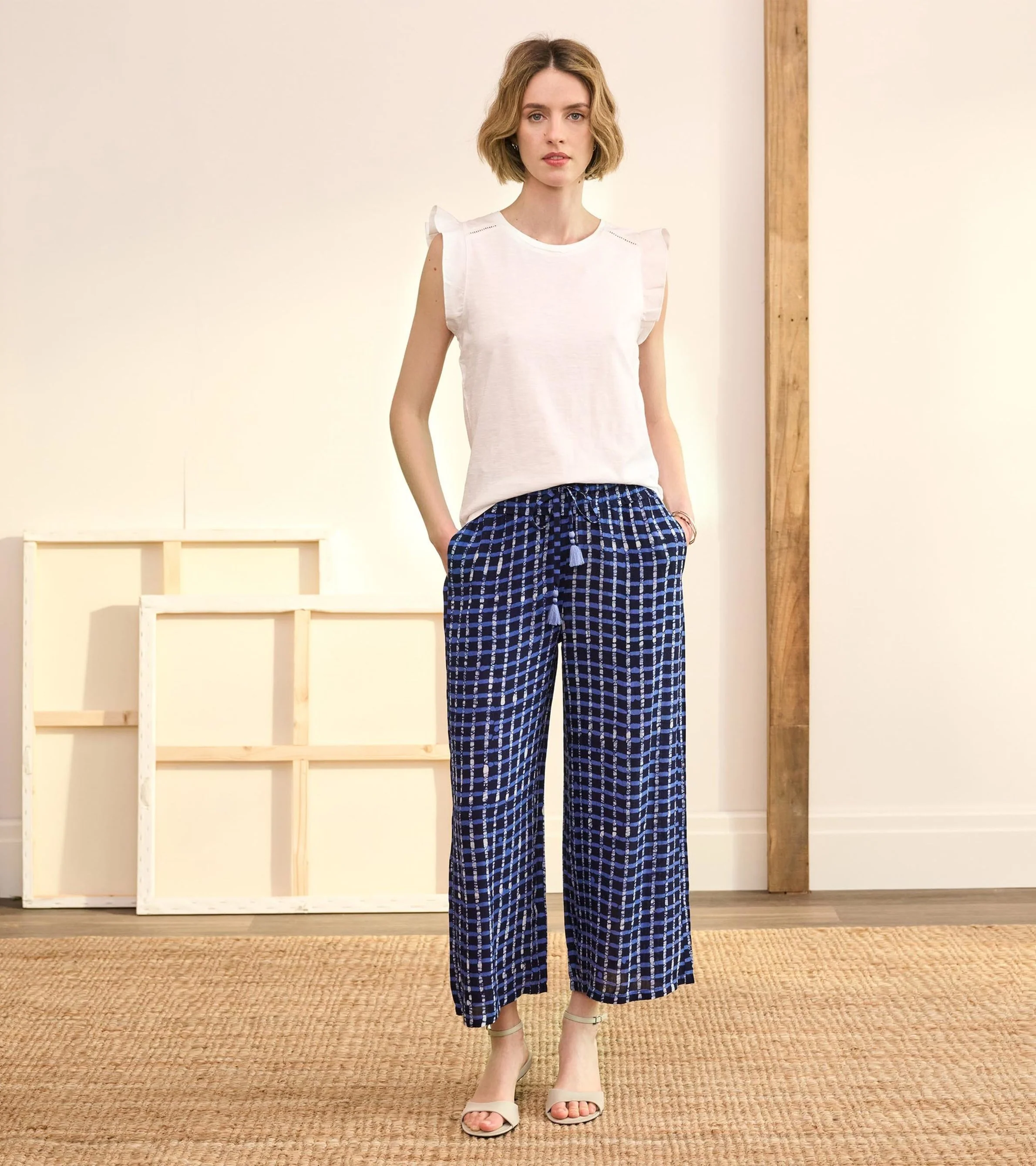 Cassie Pants - Painted Plaid - Image 5