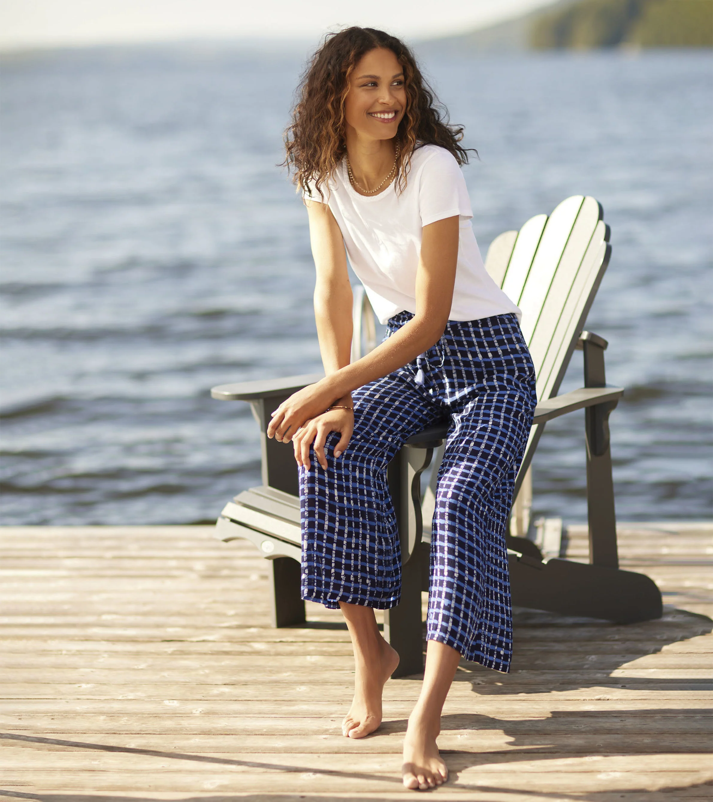 Cassie Pants - Painted Plaid - Image 7