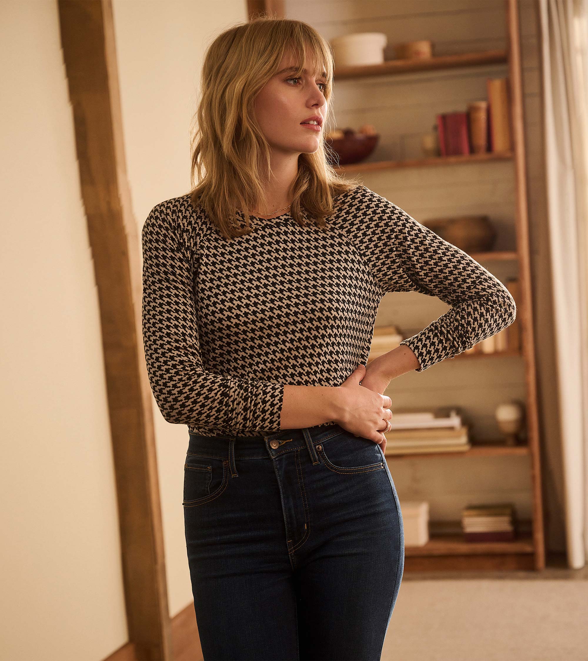 Chantel Pullover - Houndstooth - Image 5