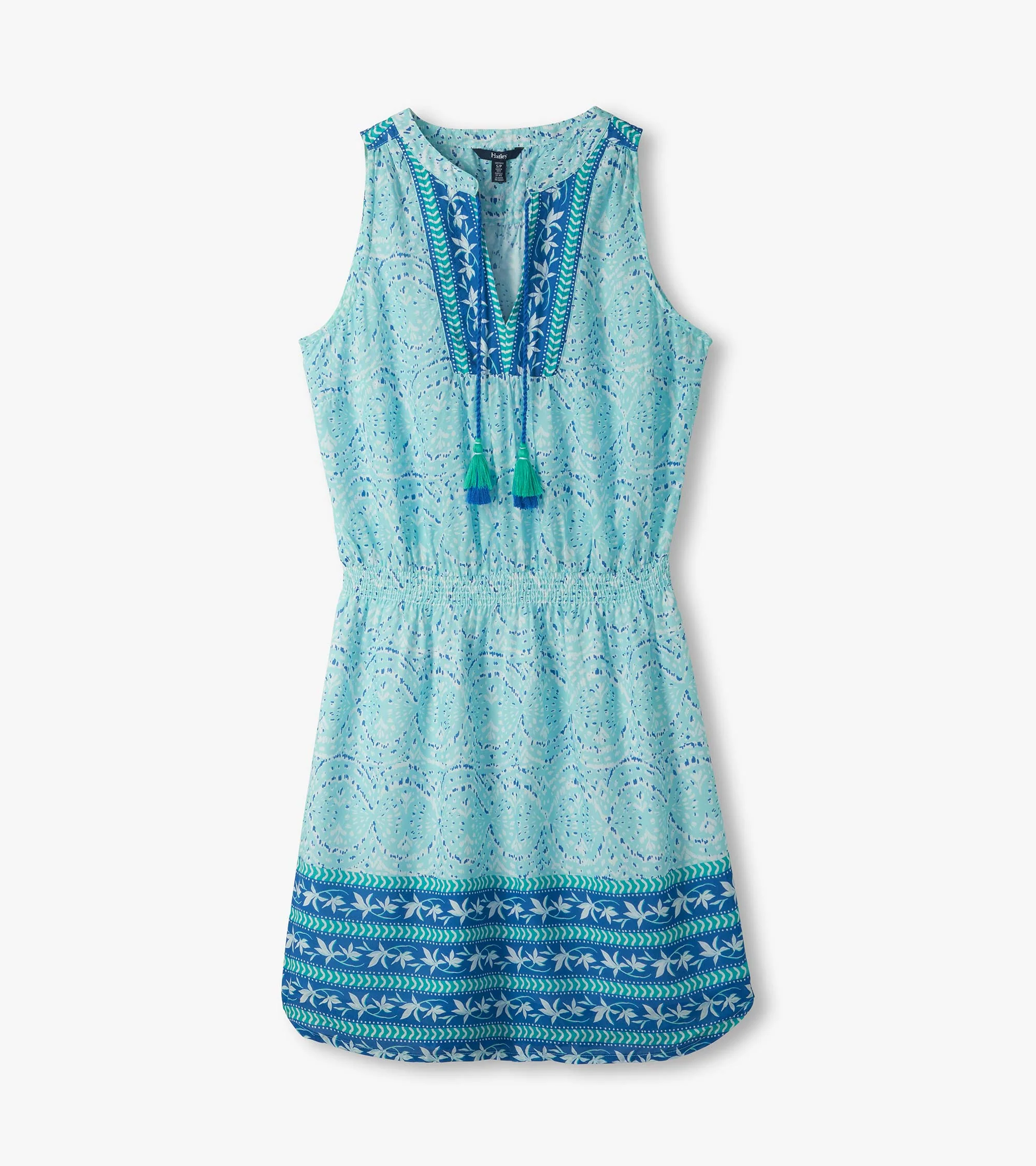 Chloe Dress - Beach Glass Ikat - Image 2