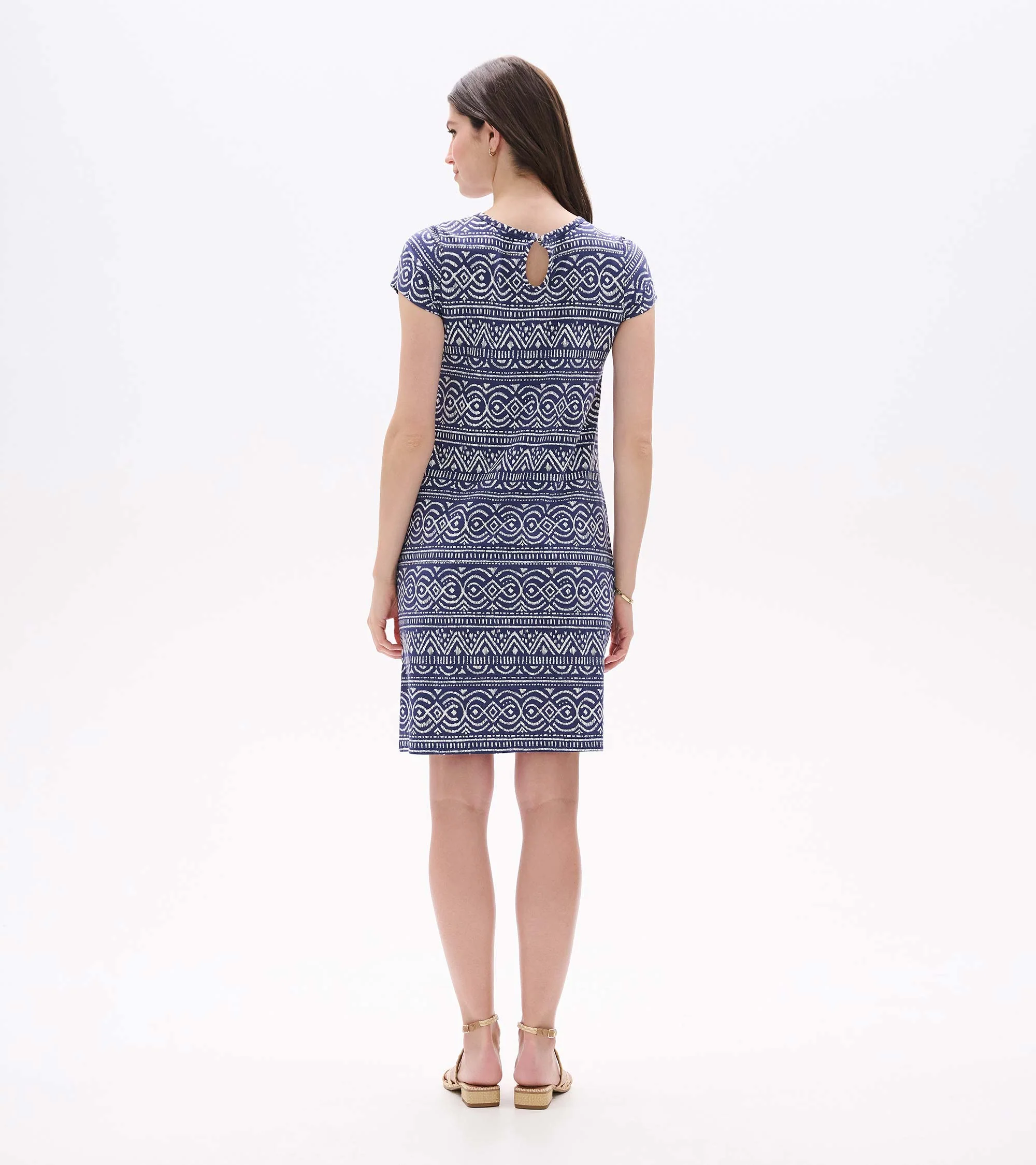Cici A-Line Dress - Abstract Lines - Image 4