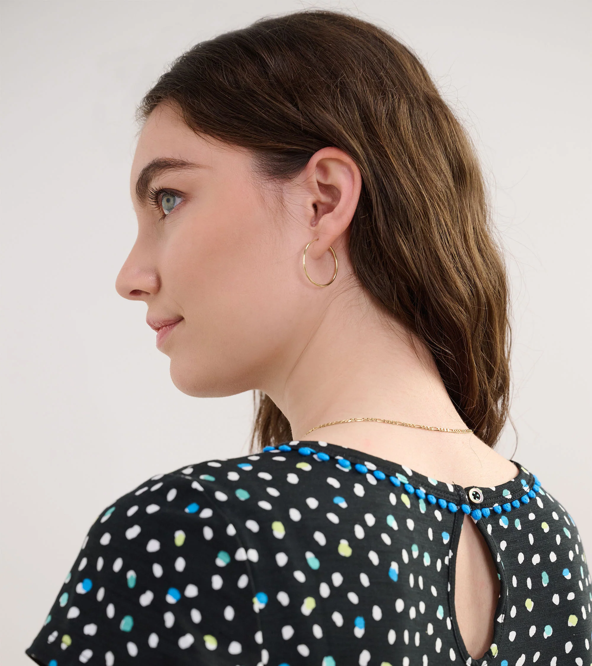 Cici A-Line Dress - Multi Dots - Image 4