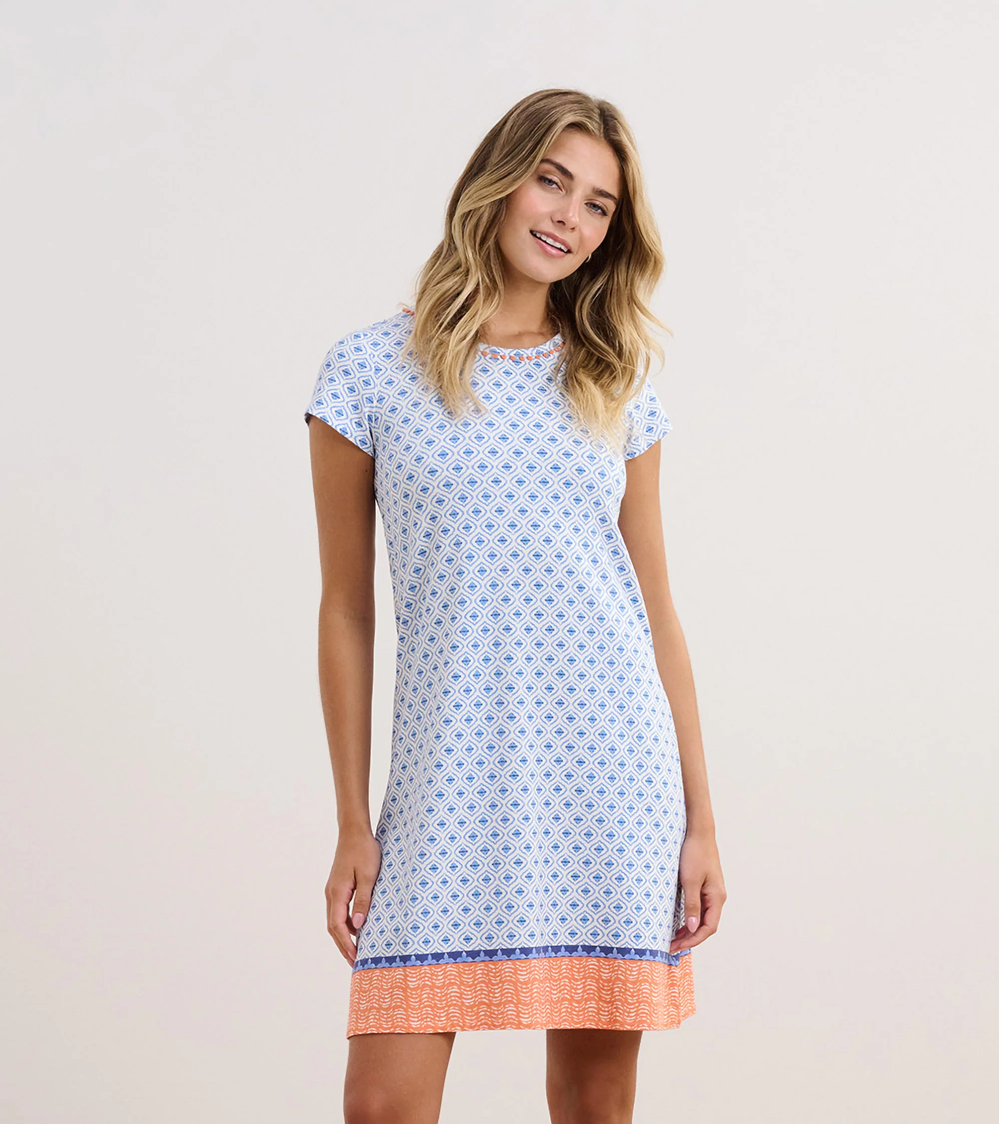 Cici A-Line Dress - Painted Petals
