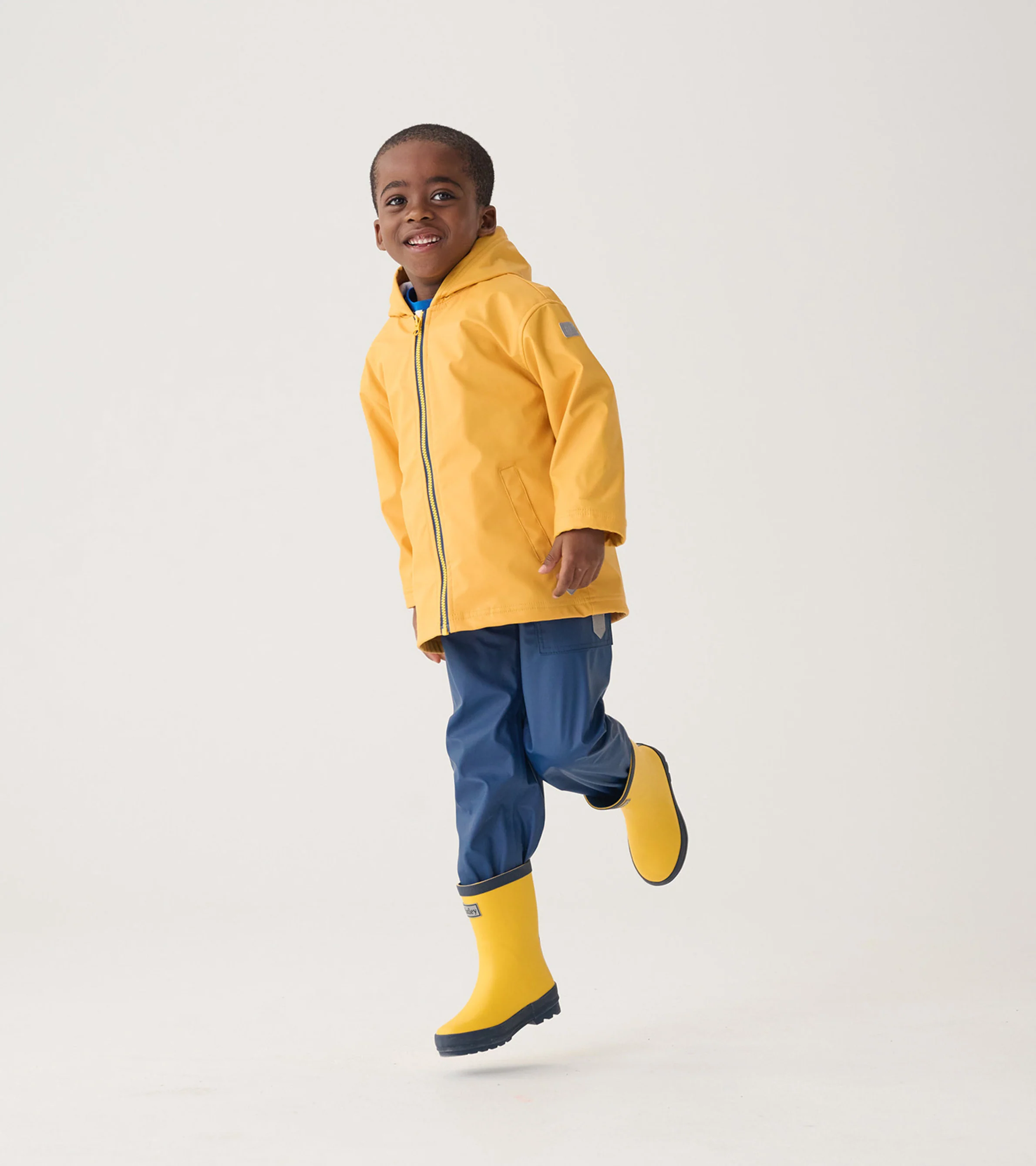 Classic Navy Kids Rain Pants - Image 2