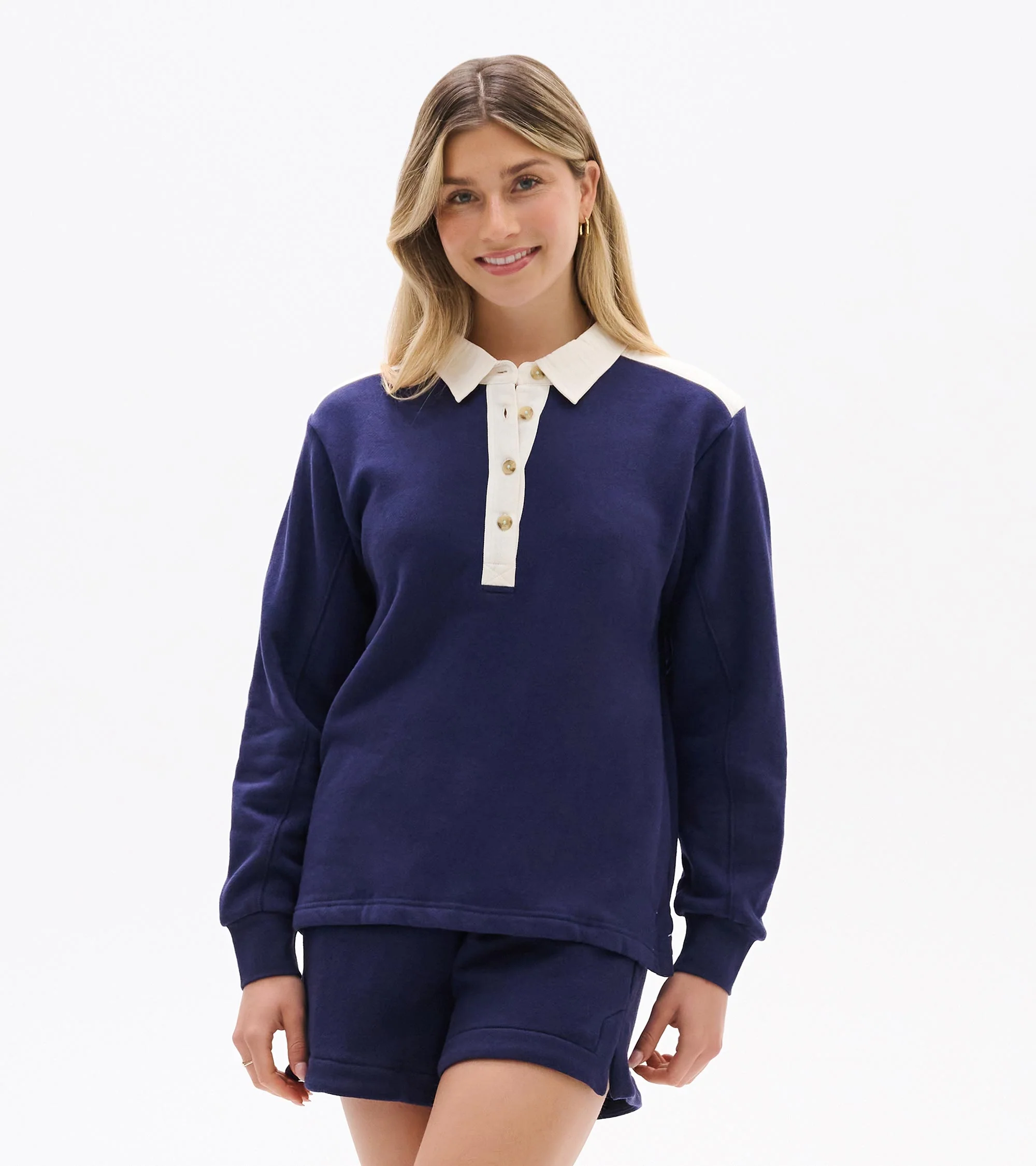 Coco Polo Top - Patriot Blue