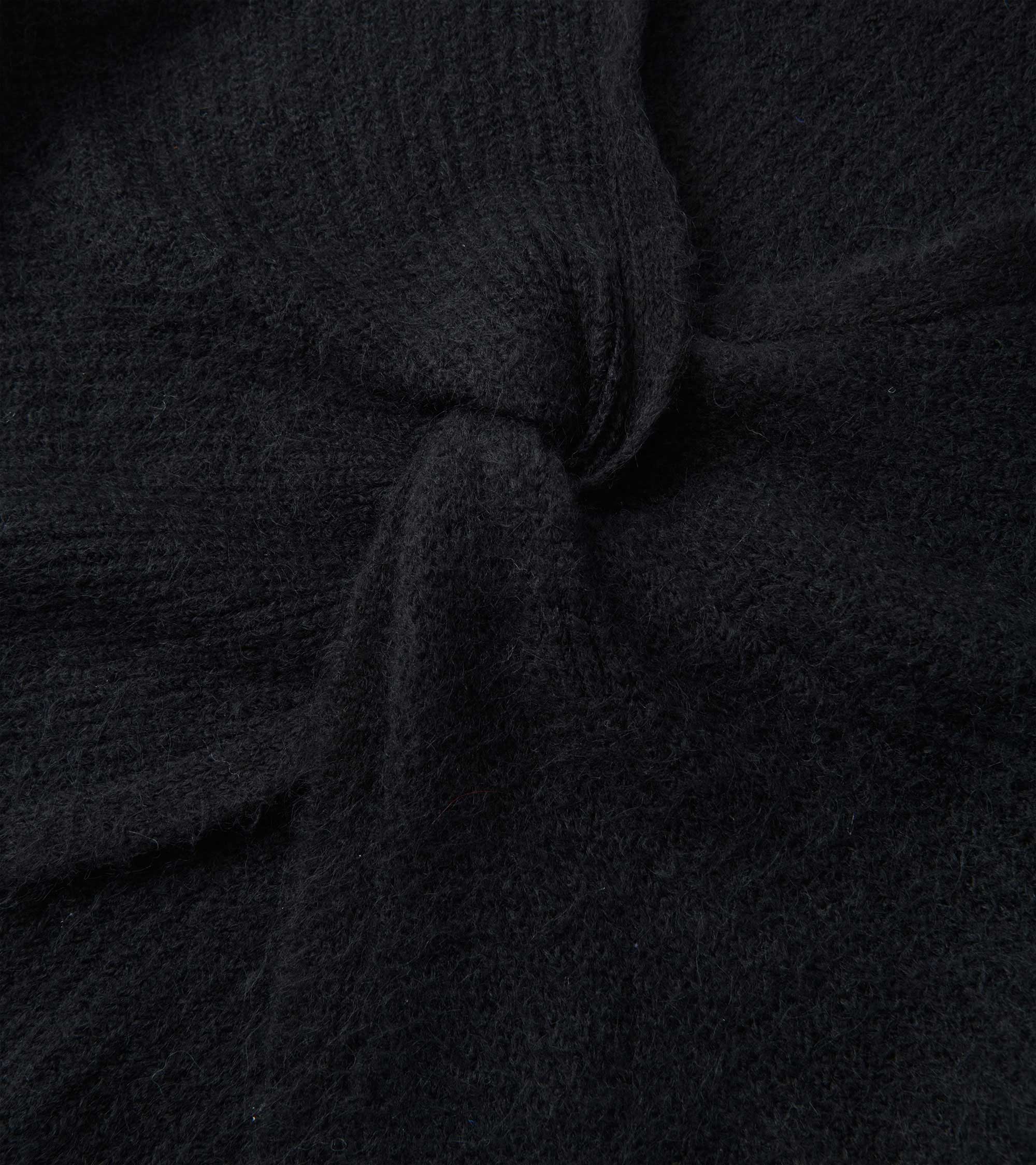 Cross Over Sweater - Black - Image 6