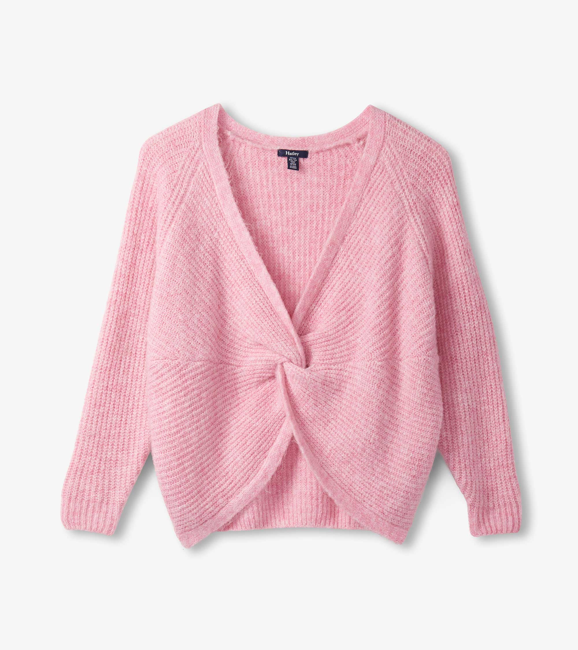 Cross Over Sweater - Pastel Pink - Image 2