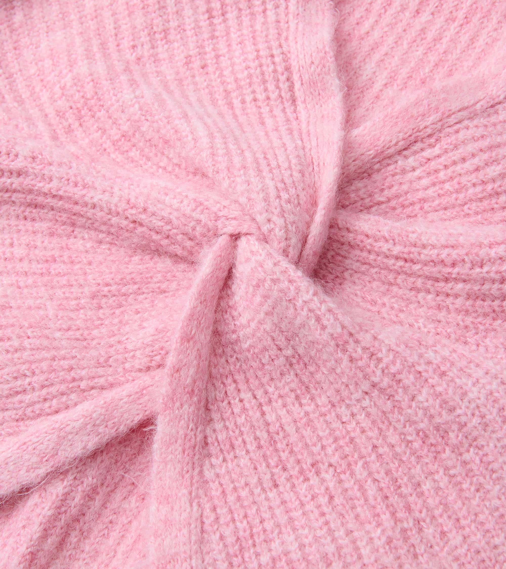 Cross Over Sweater - Pastel Pink - Image 7