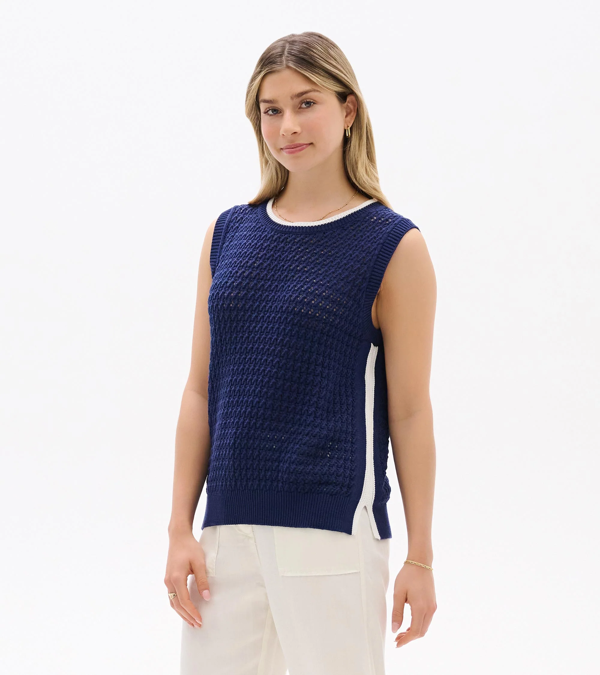 Cruz Knit Tank - Patriot Blue