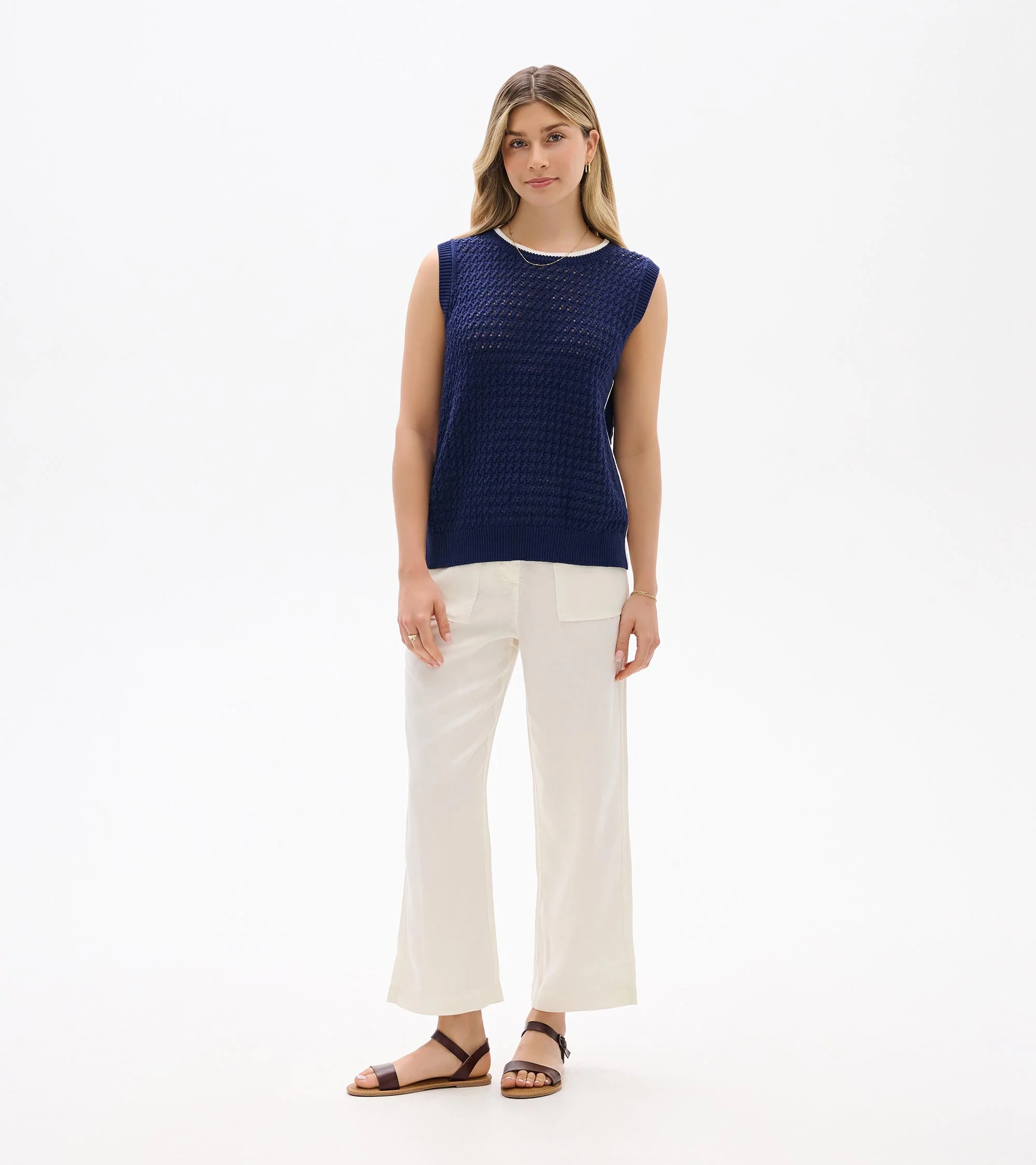 Cruz Knit Tank - Patriot Blue - Image 3