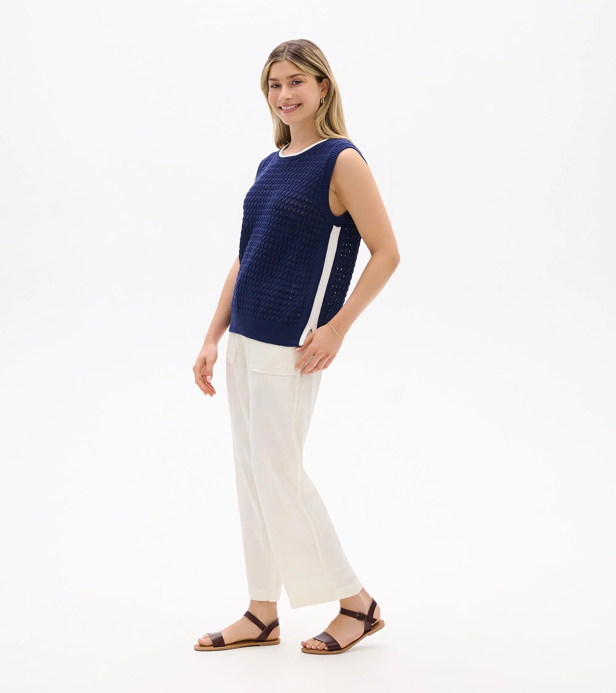 Cruz Knit Tank - Patriot Blue - Image 4