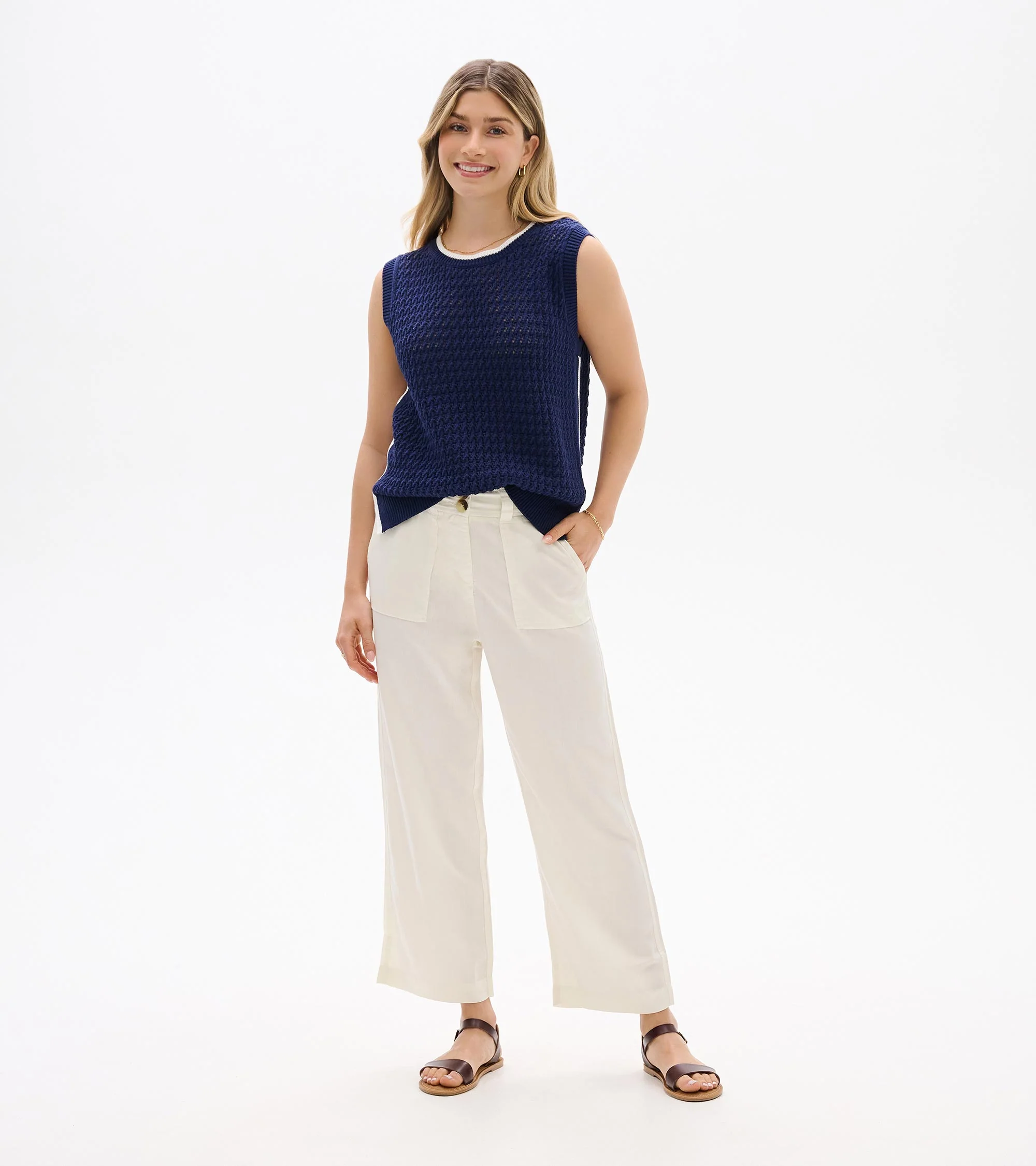 Cruz Knit Tank - Patriot Blue - Image 5