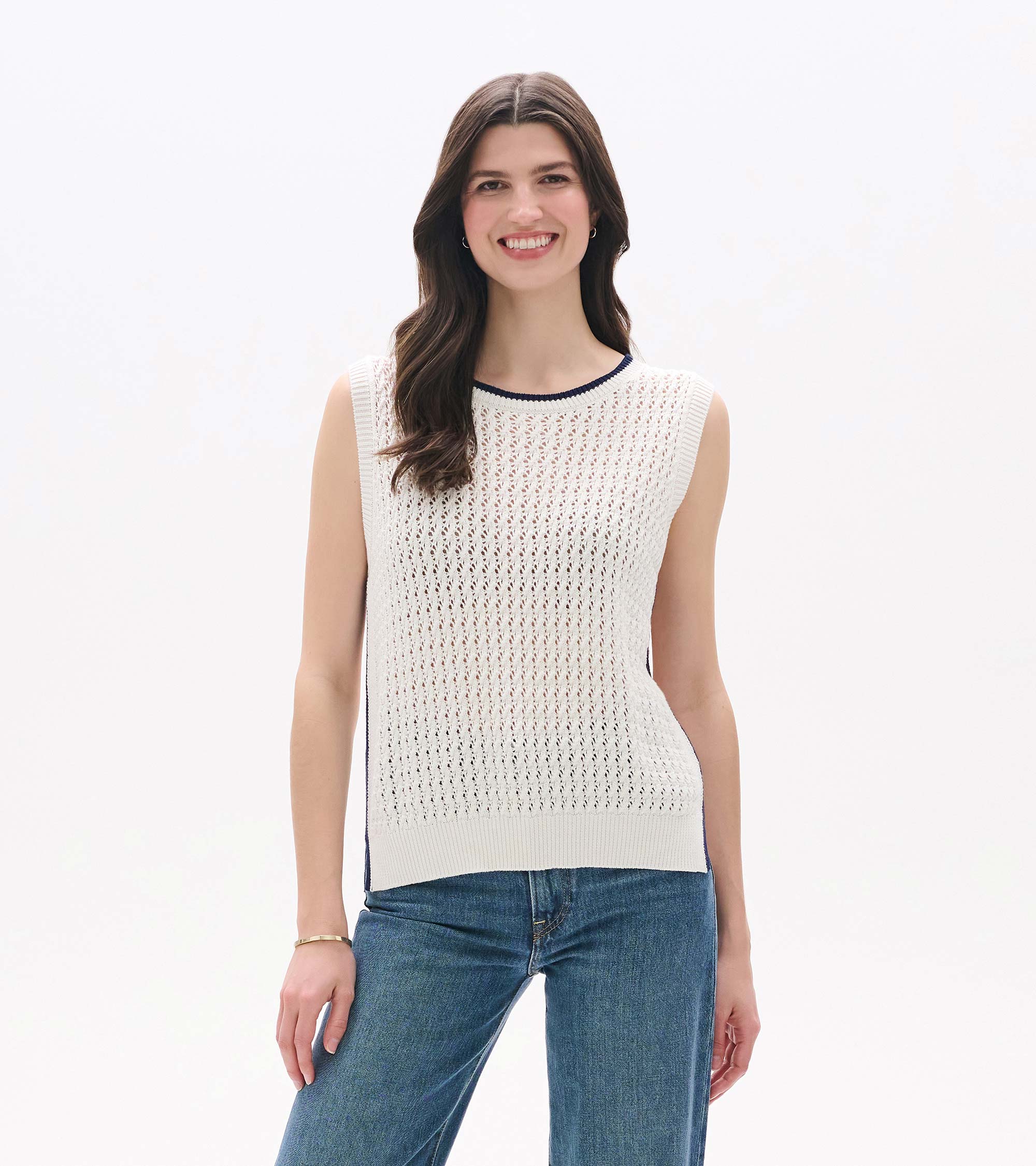 Cruz Knit Tank - White - Image 4
