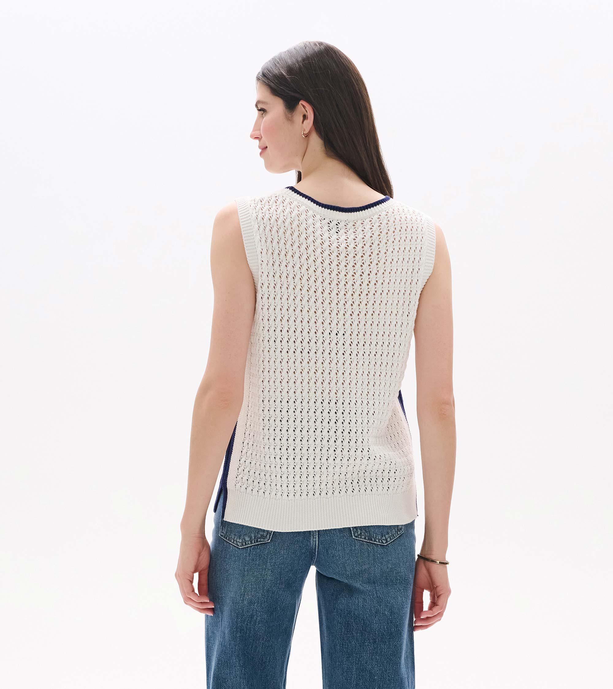 Cruz Knit Tank - White - Image 5