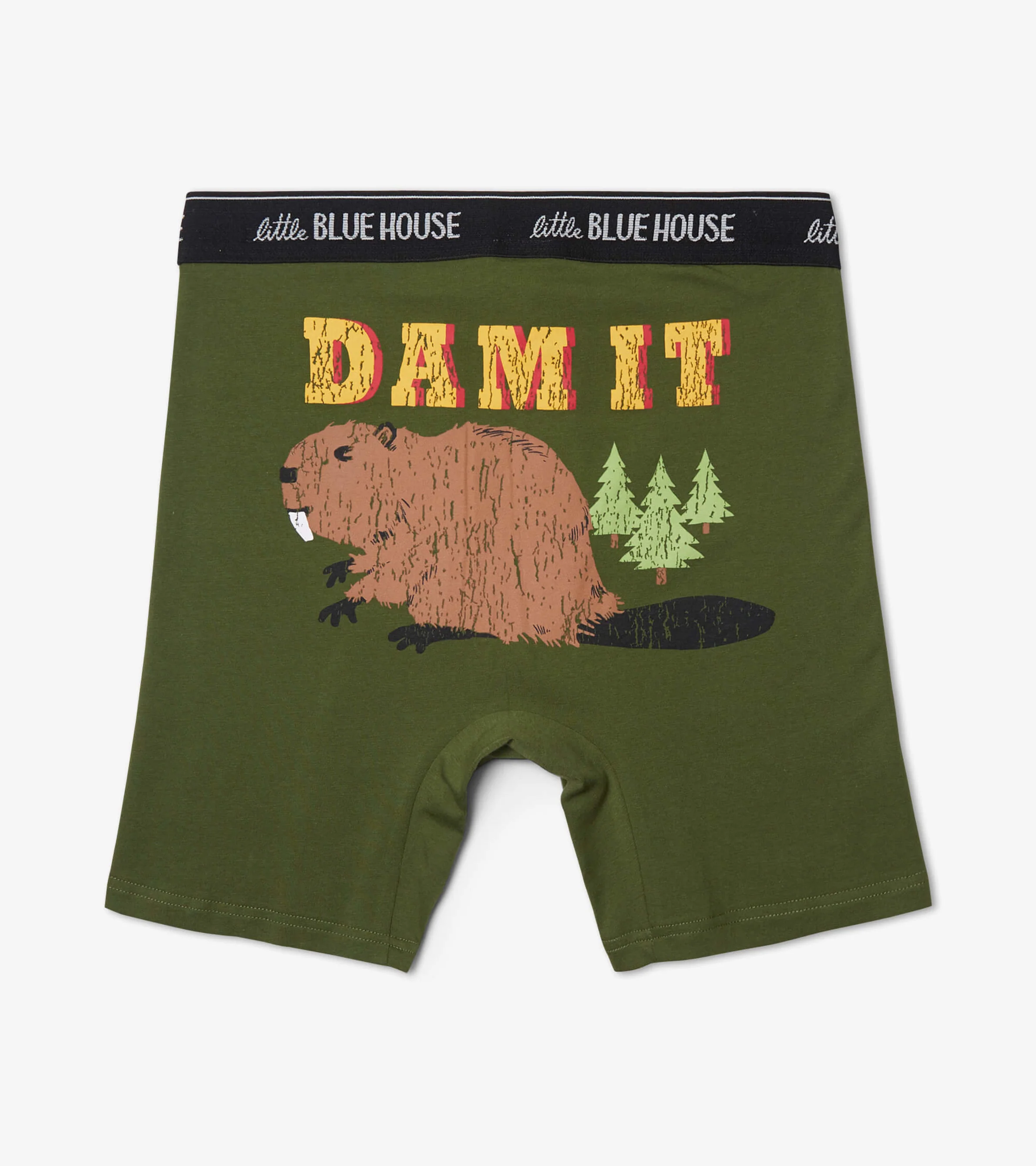 Dam it Green Men's Boxer Briefs - Image 3