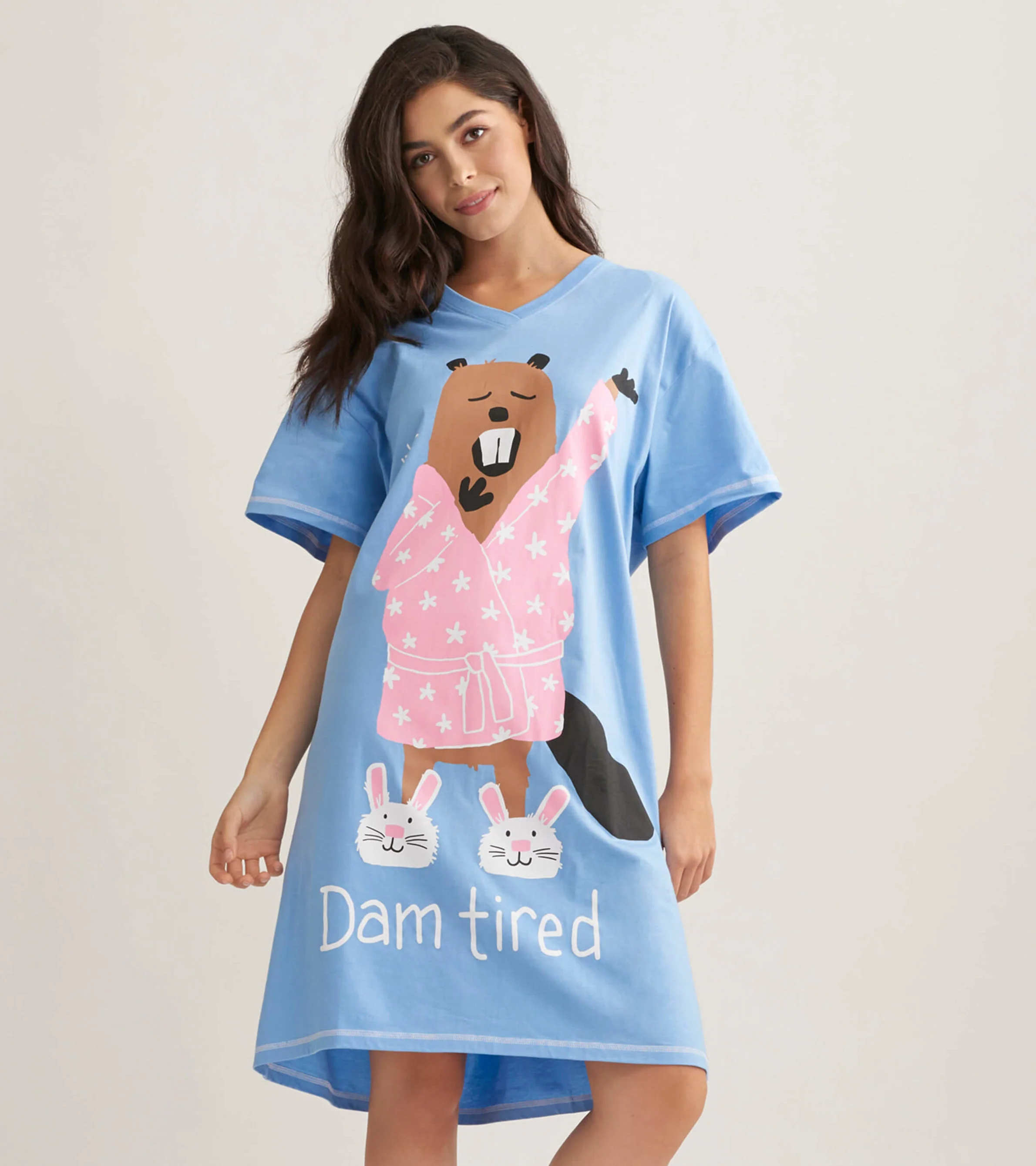 Dam Tired Women's Cotton Sleepshirt