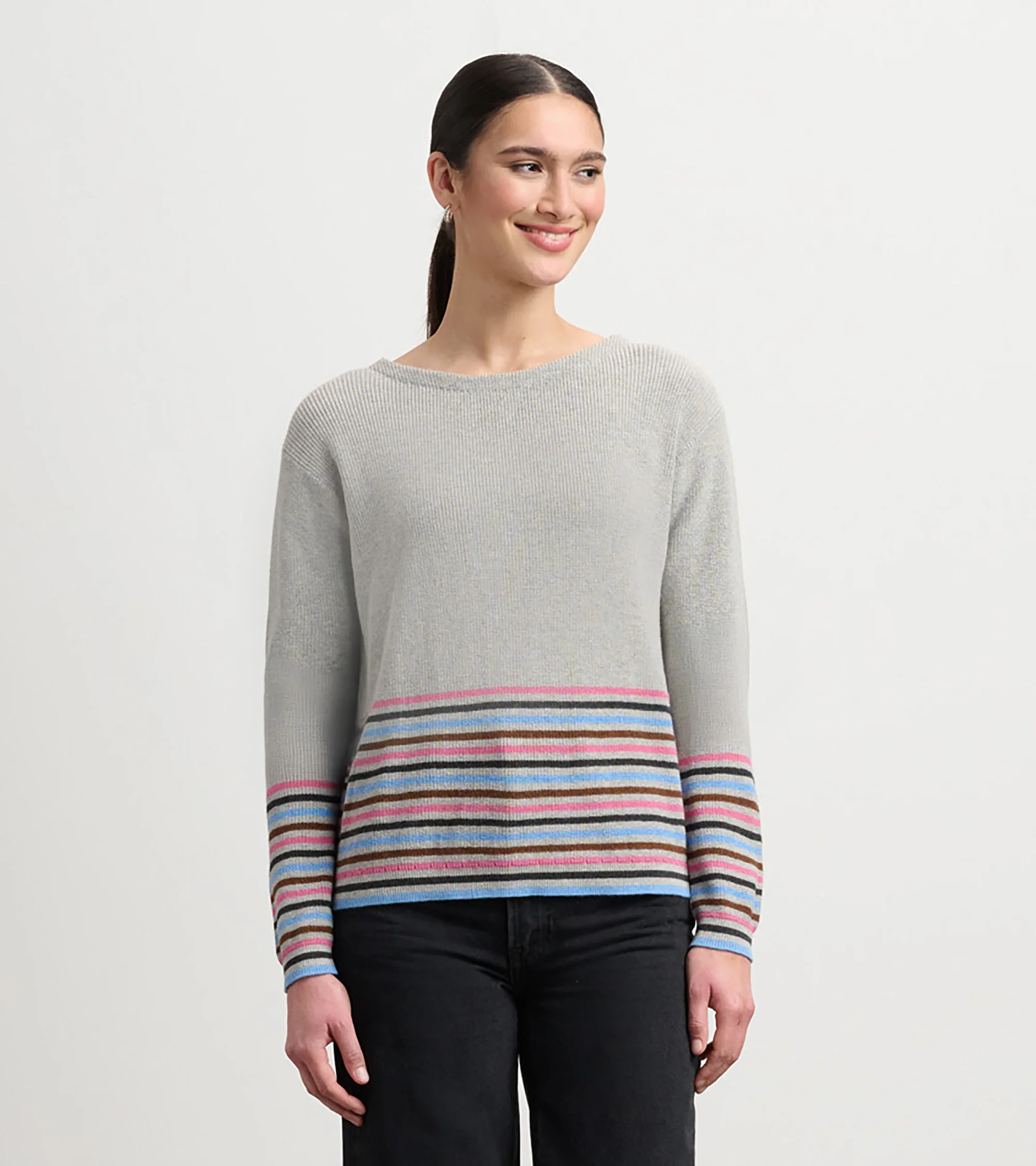 Devon Sweater - Autumn Stripes