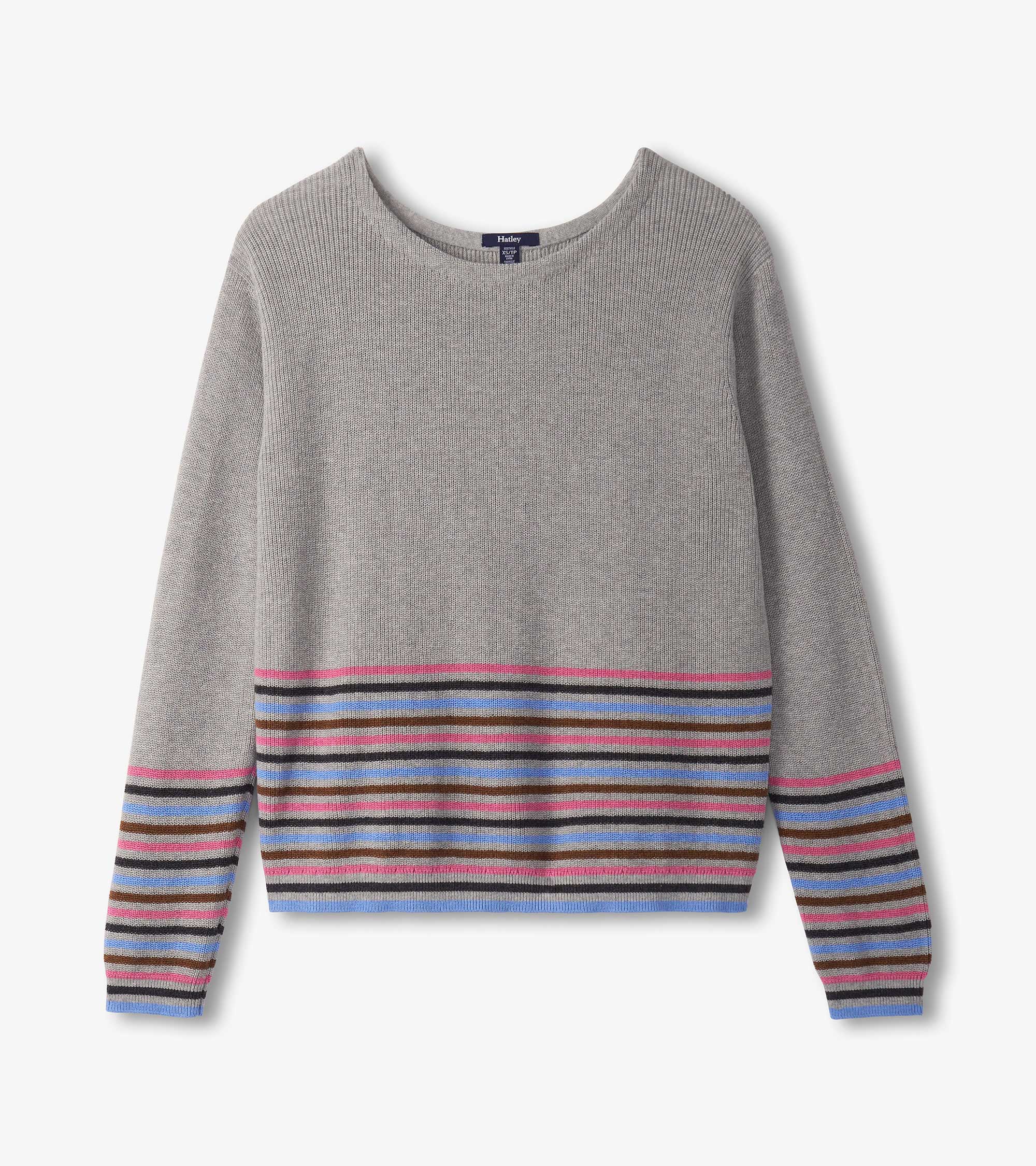 Devon Sweater - Autumn Stripes - Image 2