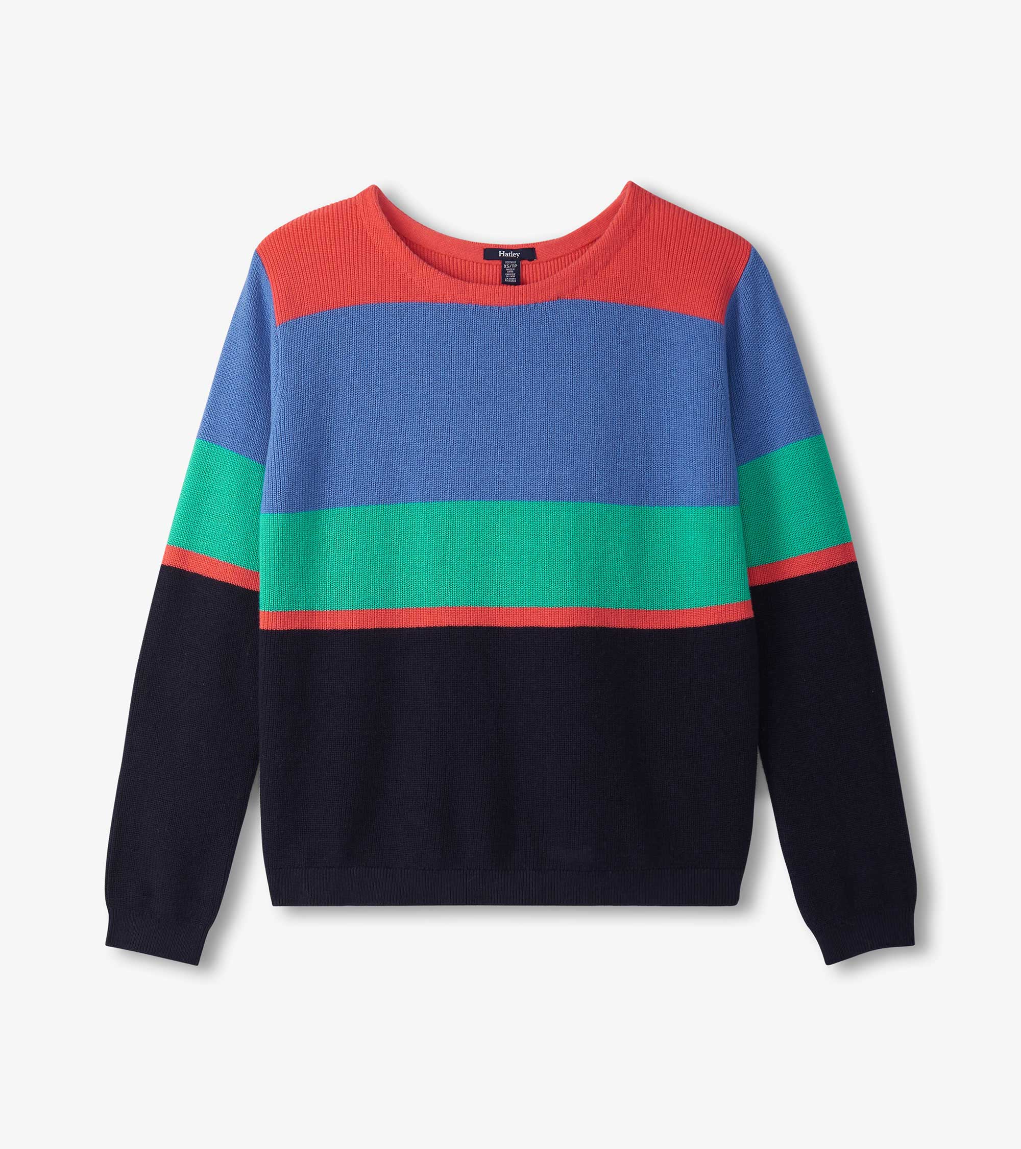 Devon Sweater - Bright Colorblock Stripes - Image 2