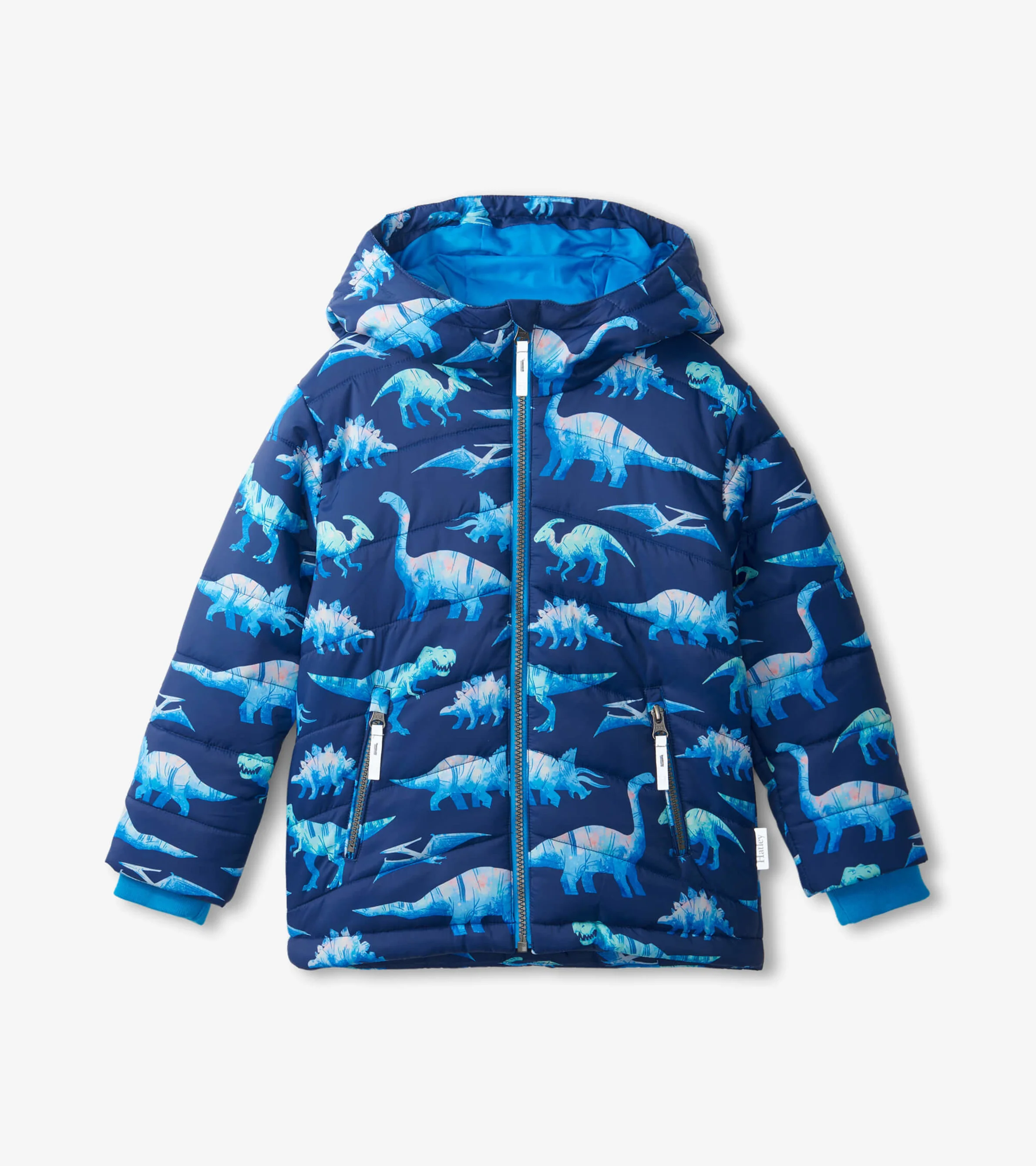Dinosaur Kids Puffer Jacket - Image 2