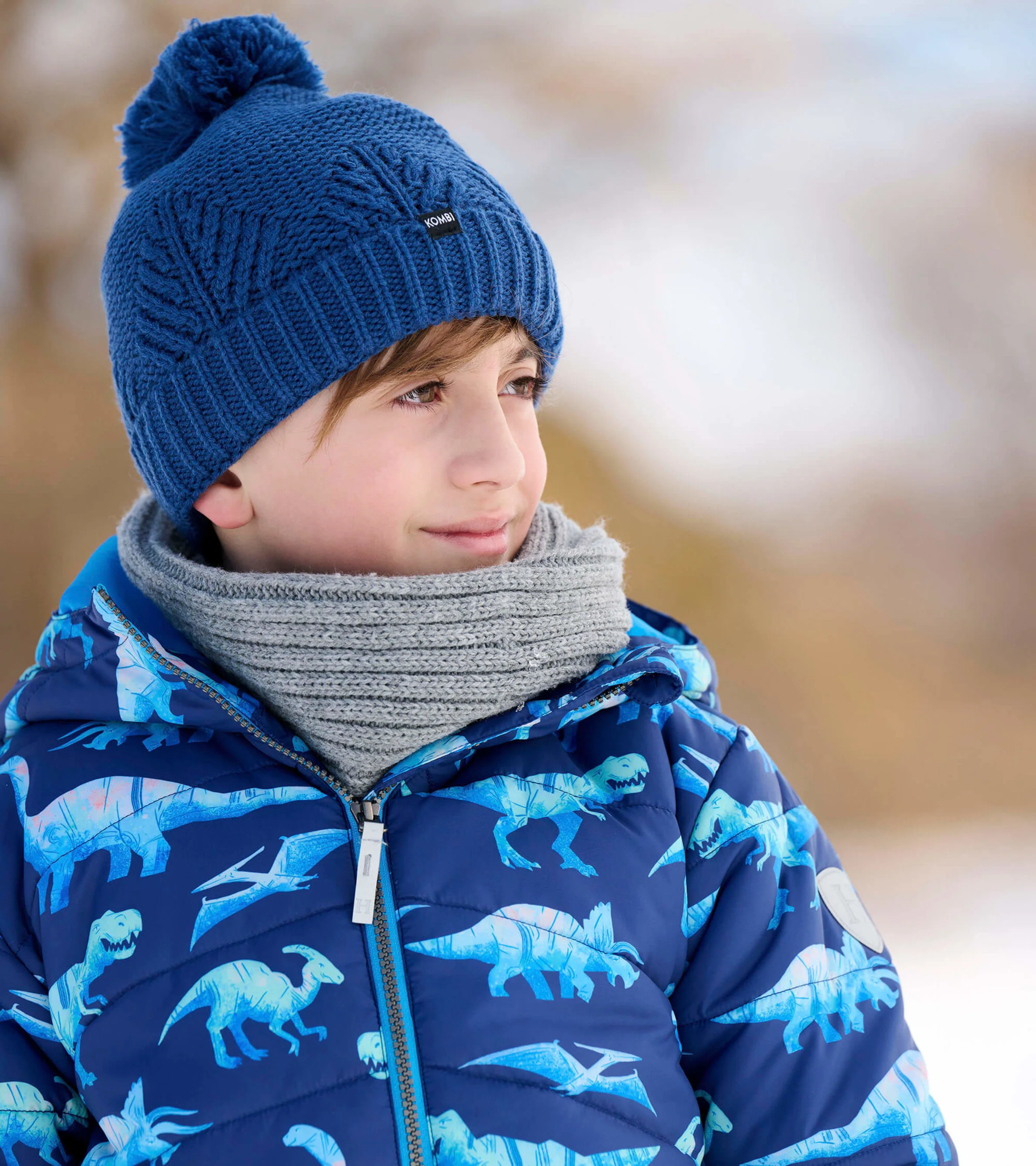 Dinosaur Kids Puffer Jacket - Image 5