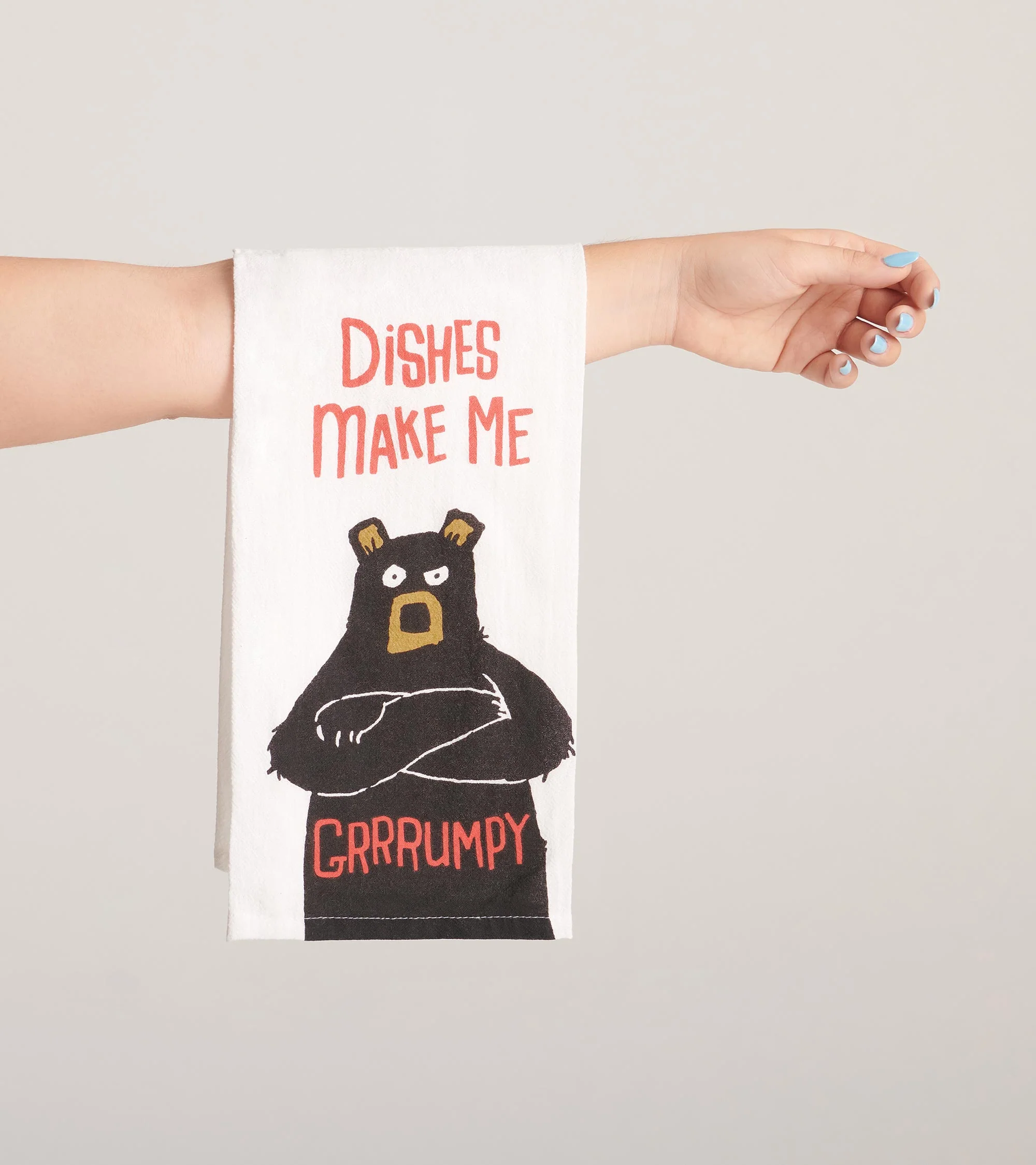 Dishes Make Me Grumpy Tea Towel - Image 2