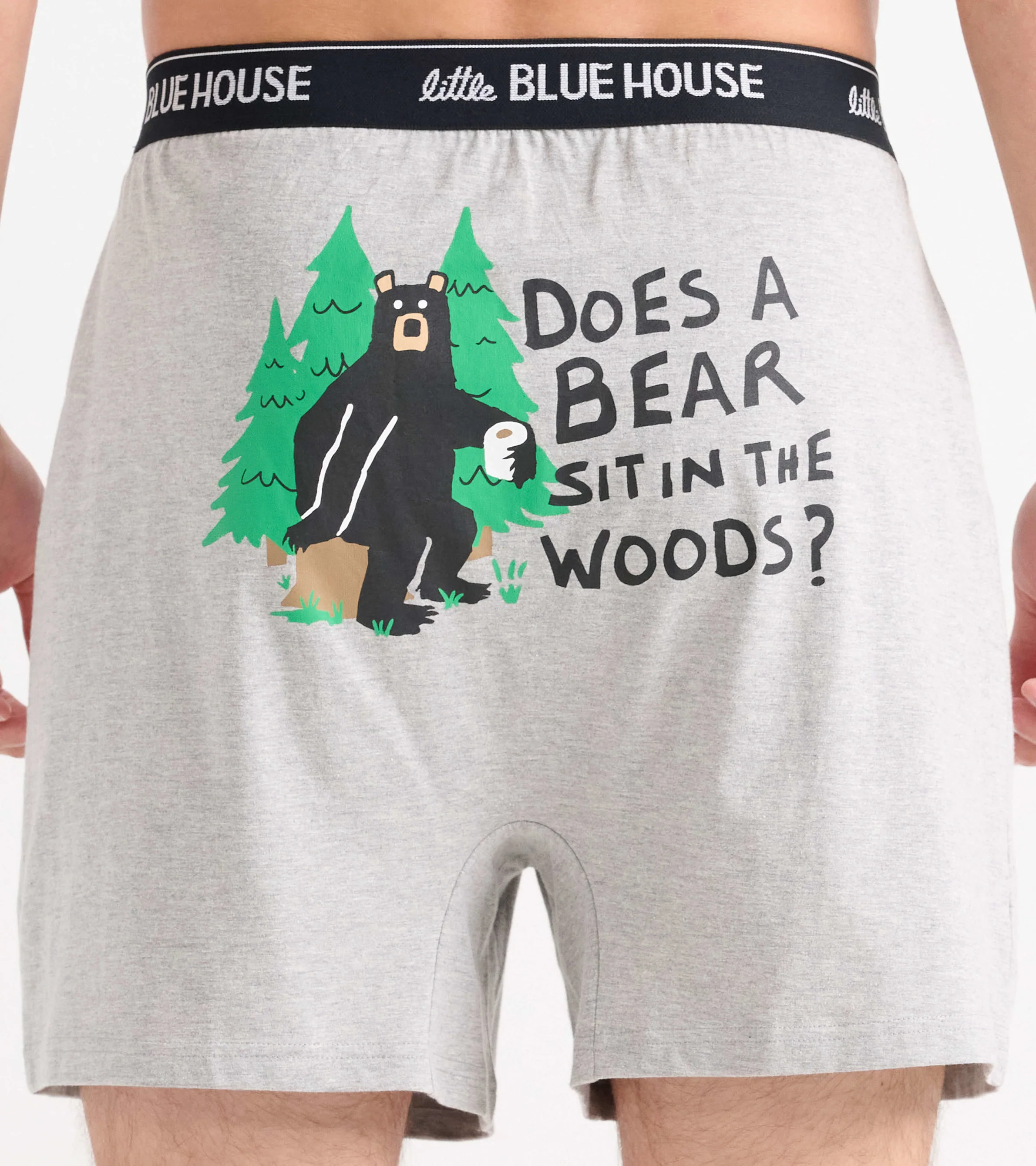 Does A Bear Sit In The Woods Men's Boxer Shorts - Image 2