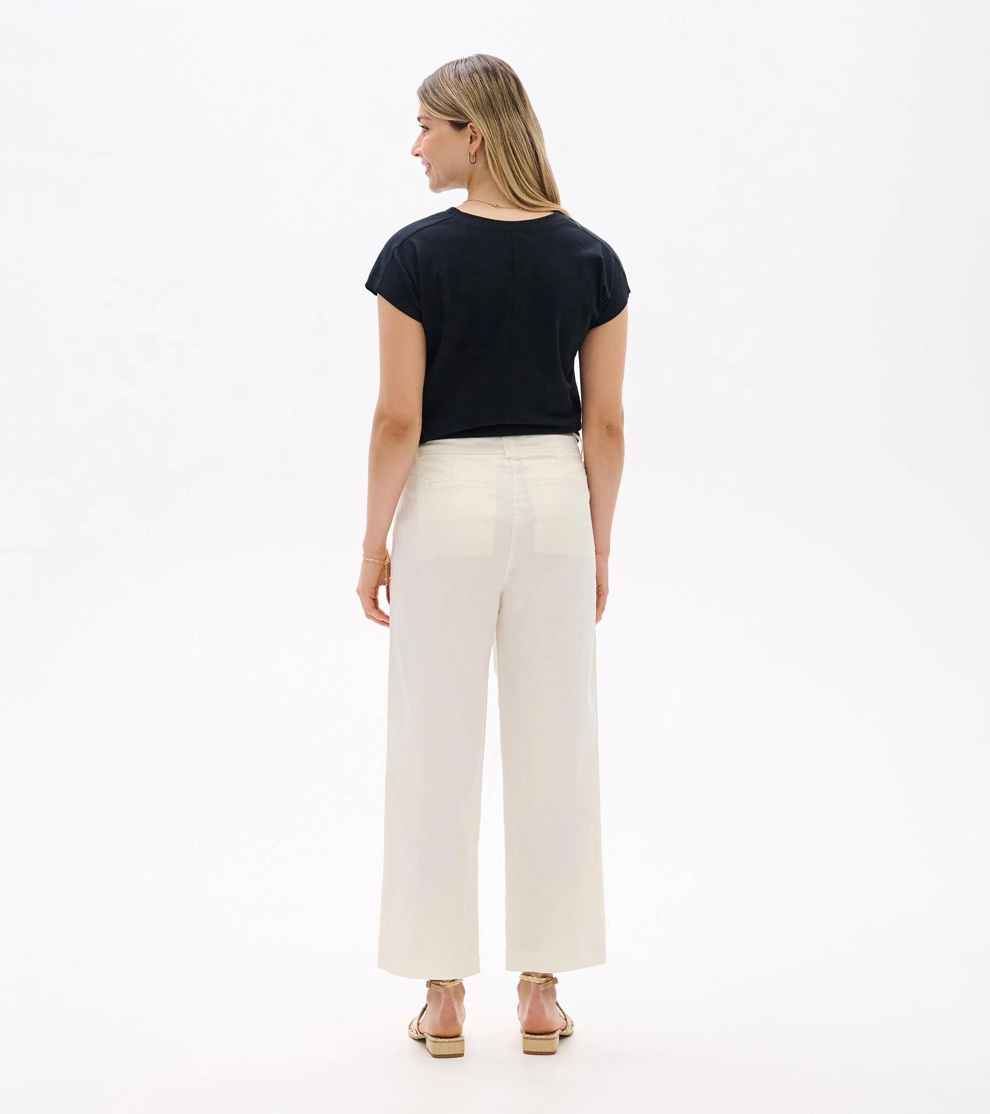 Ella Relaxed Tee - Black - Image 4