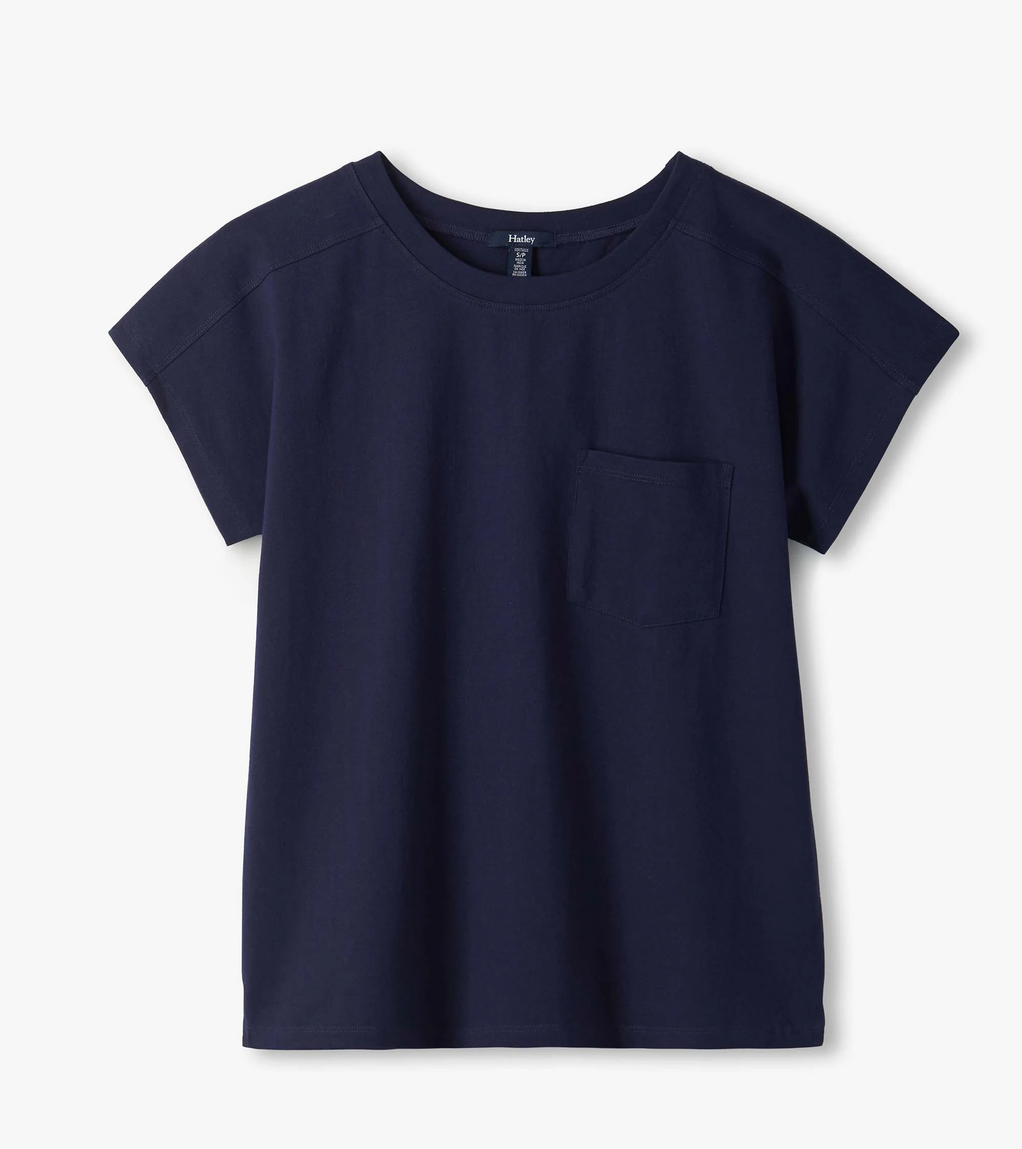 Ella Relaxed Tee - Patriot Blue - Image 2