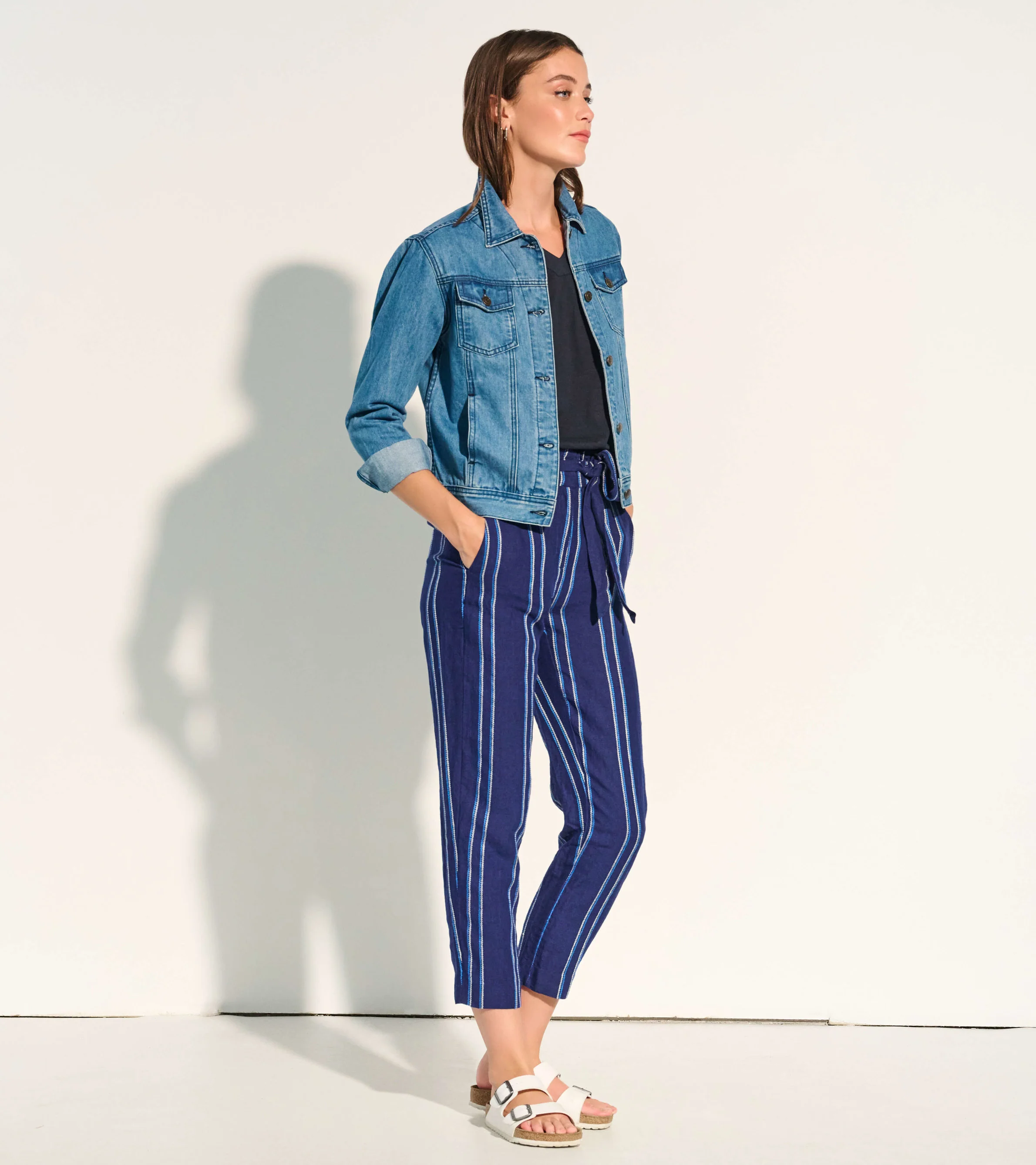 Embroidered Denim Jacket - Image 4