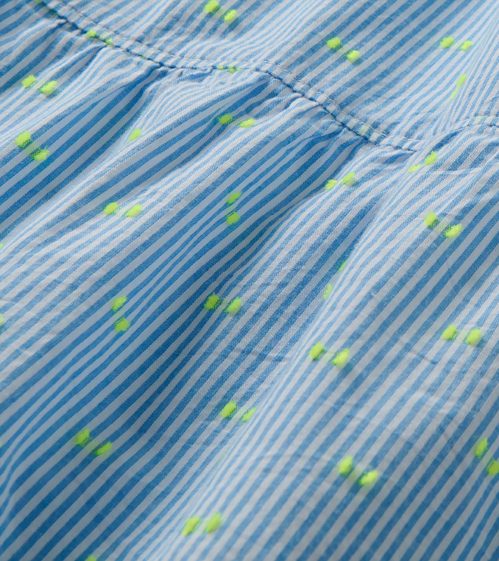 Emerson Dress - Neon Dots on Stripes - Image 6