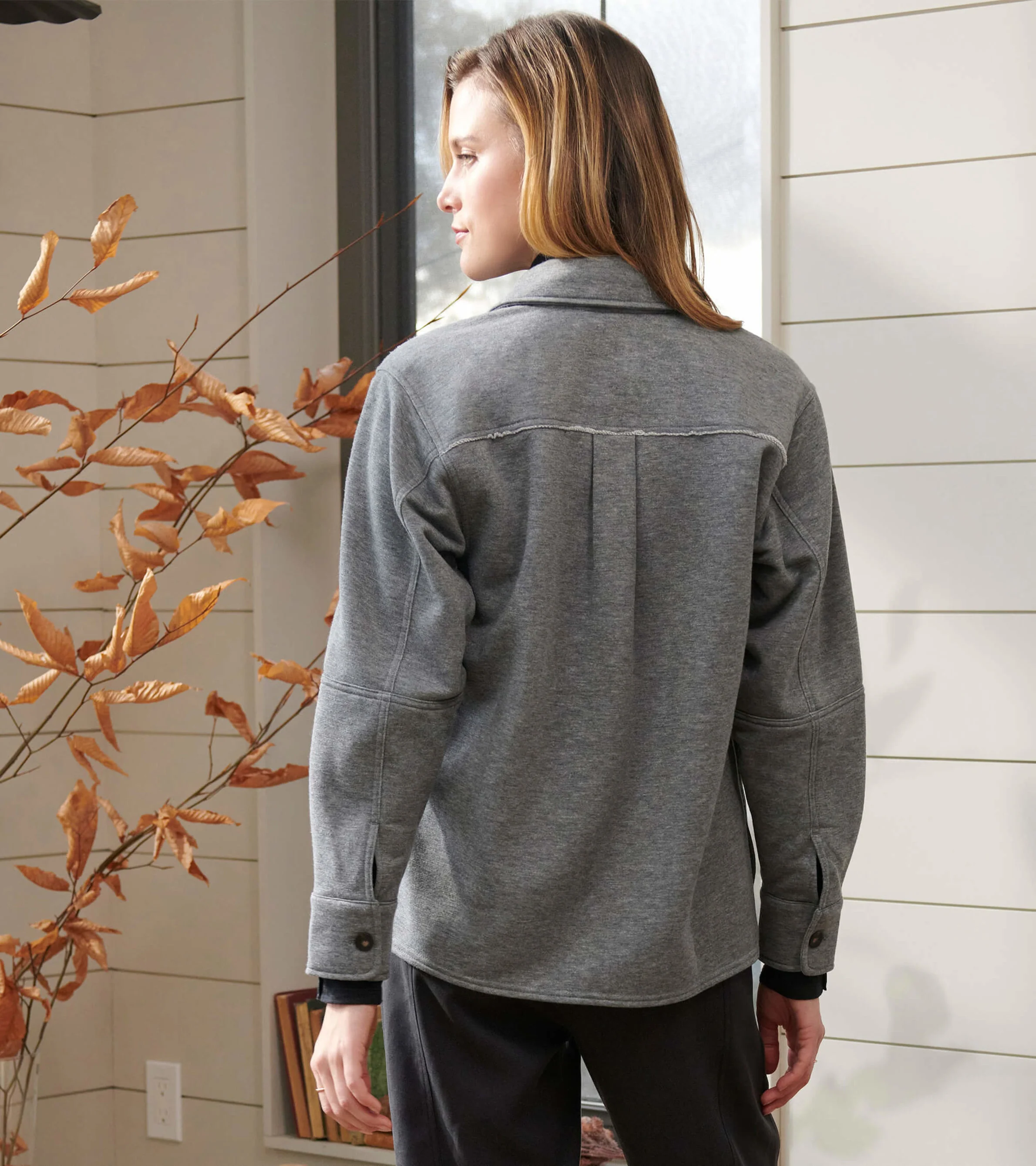 Emily Relaxed Blazer - Charcoal Melange - Image 4
