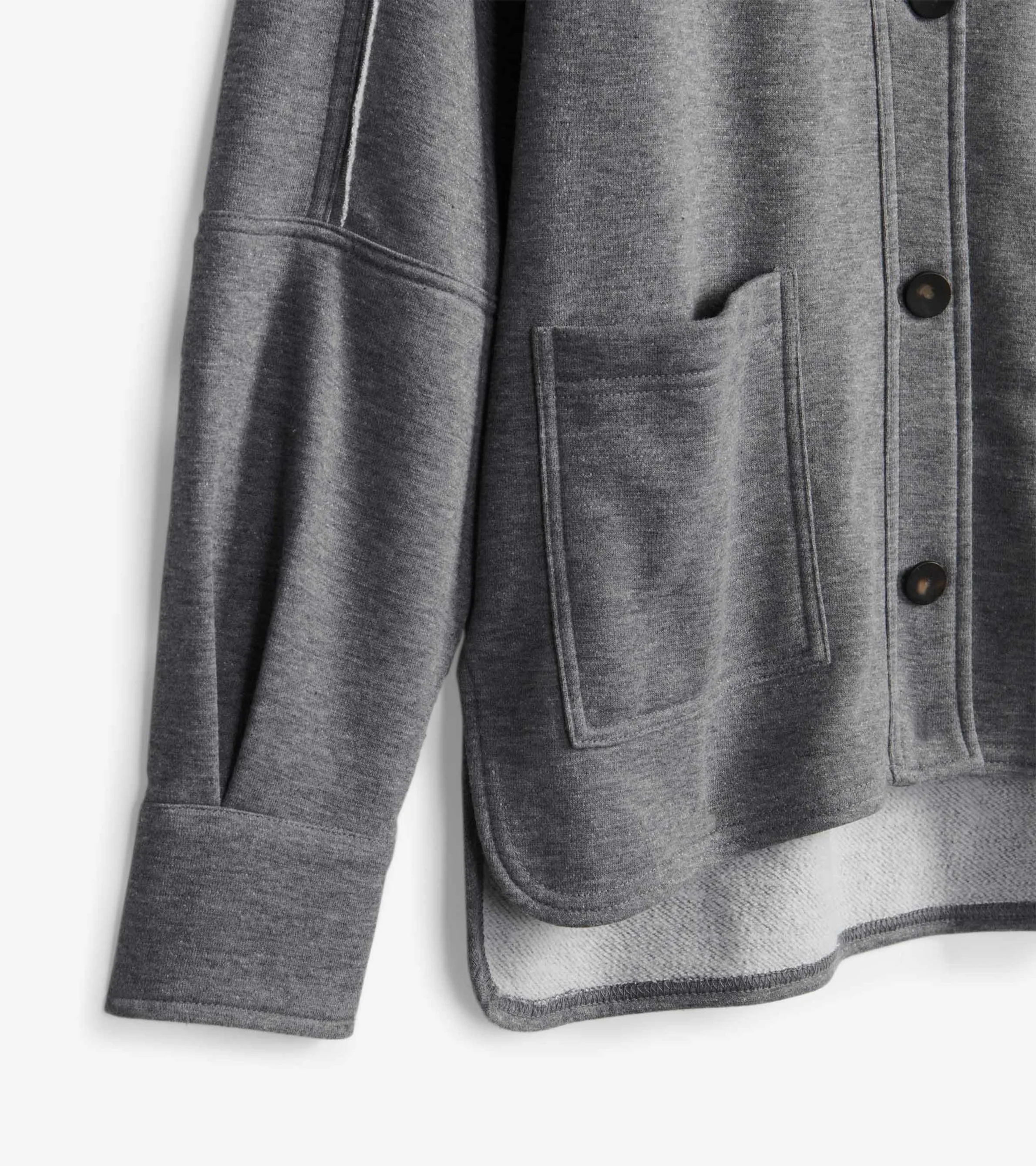 Emily Relaxed Blazer - Charcoal Melange - Image 6