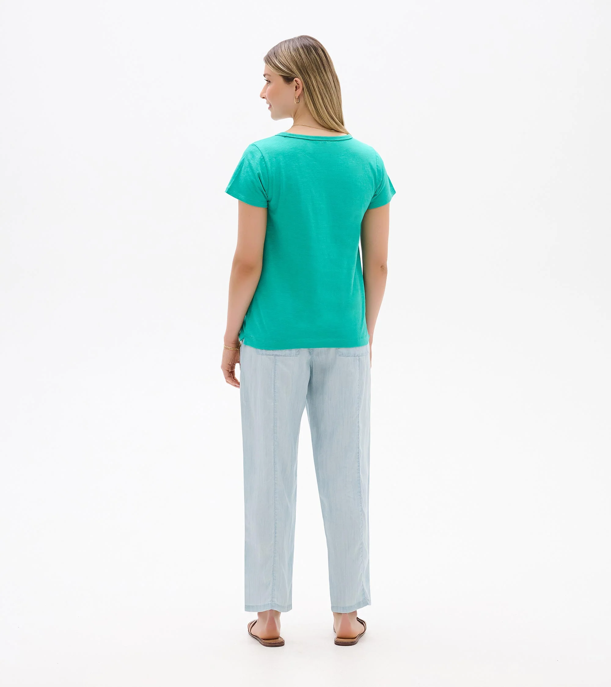 Essential Crew Neck Tee - Arcadia - Image 5