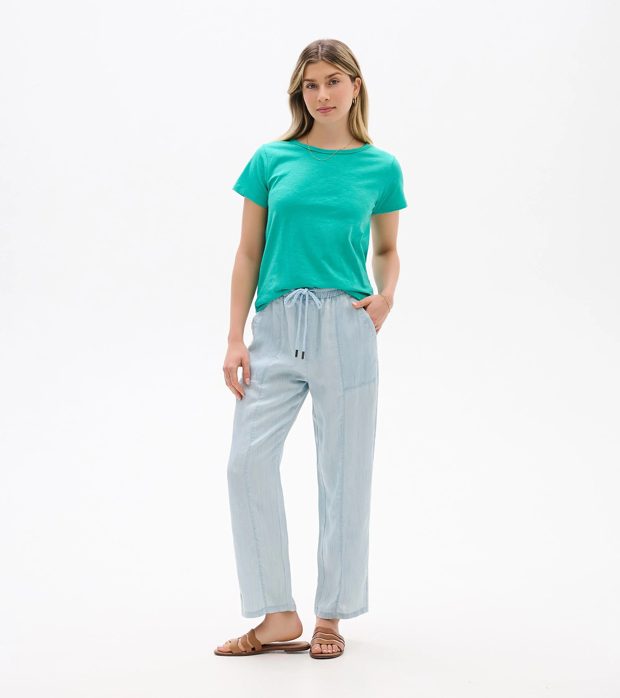 Essential Crew Neck Tee - Arcadia - Image 6