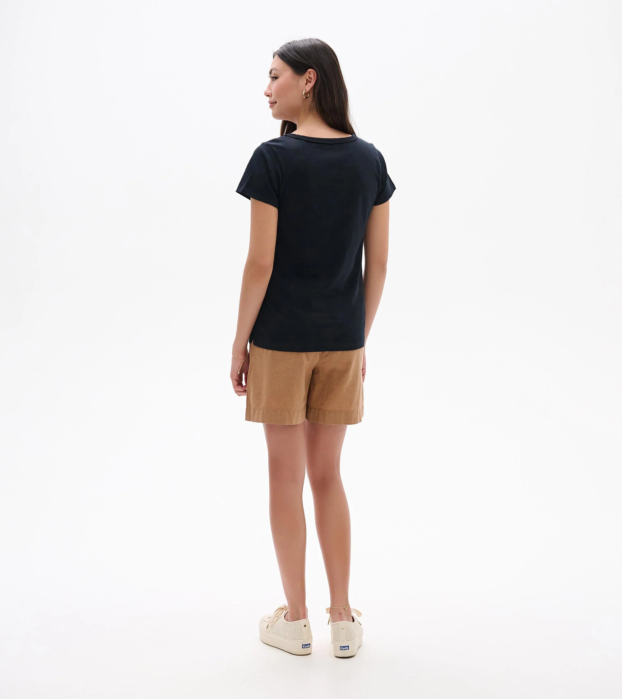 Essential Crew Neck Tee - Caviar - Image 5