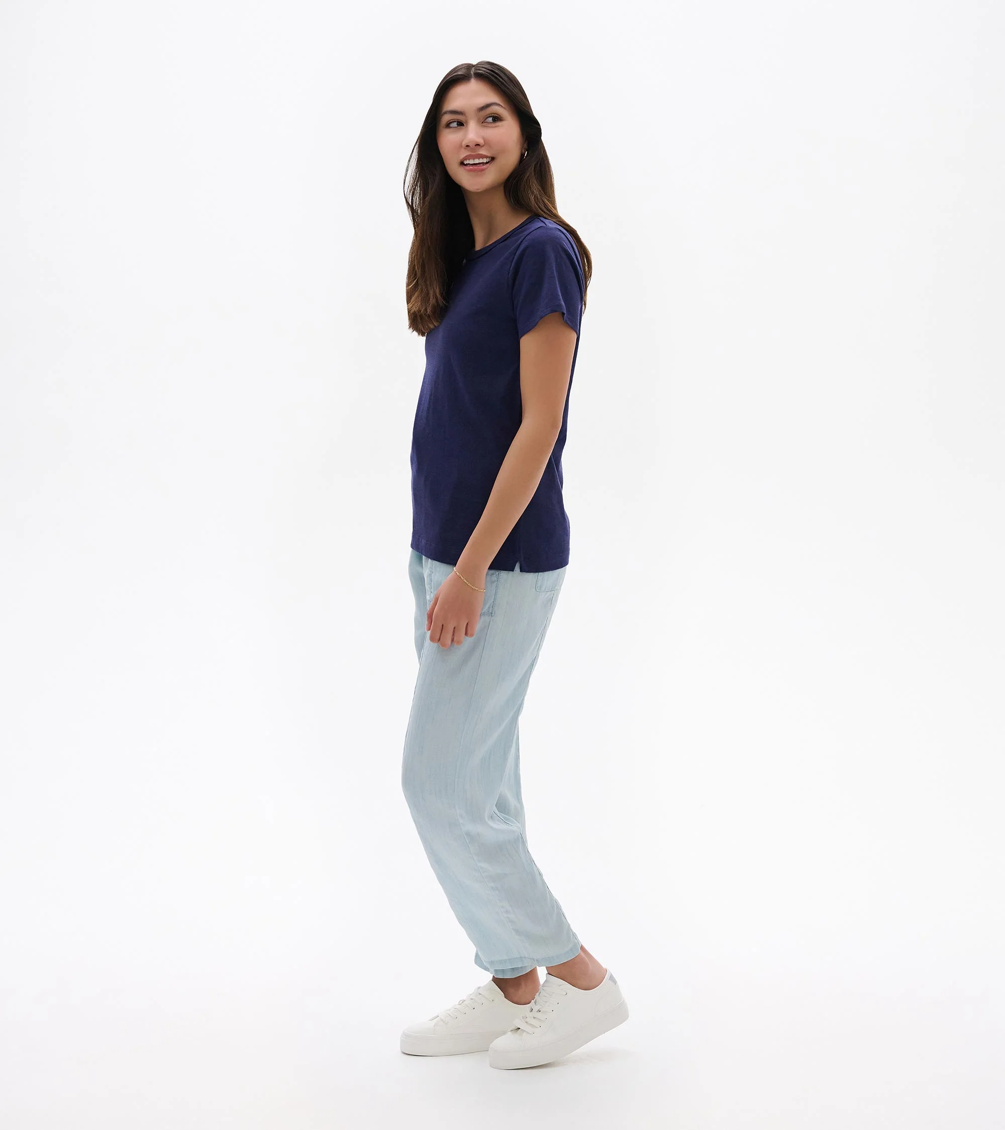 Essential Crew Neck Tee - Patriot Blue - Image 3