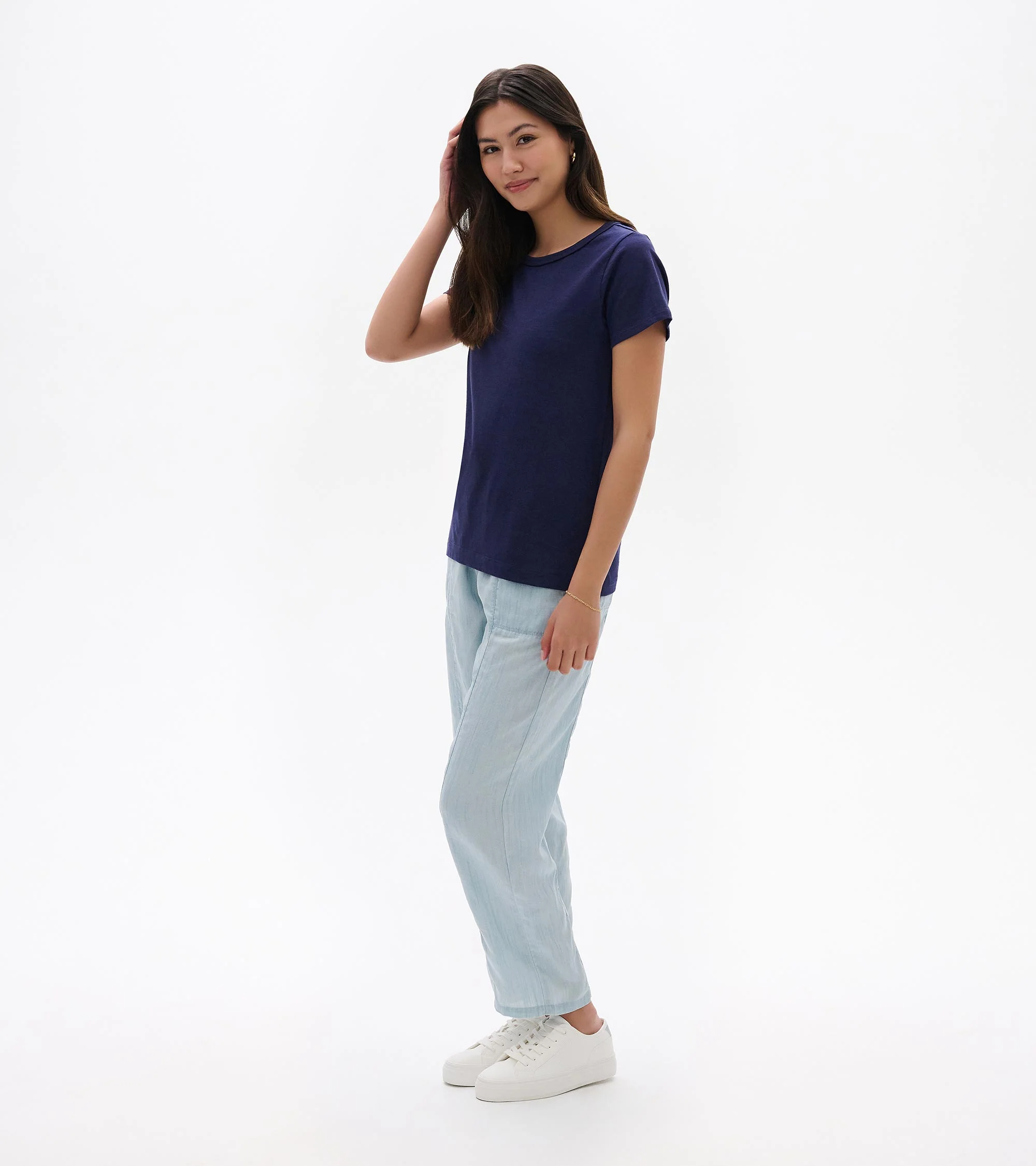 Essential Crew Neck Tee - Patriot Blue - Image 4