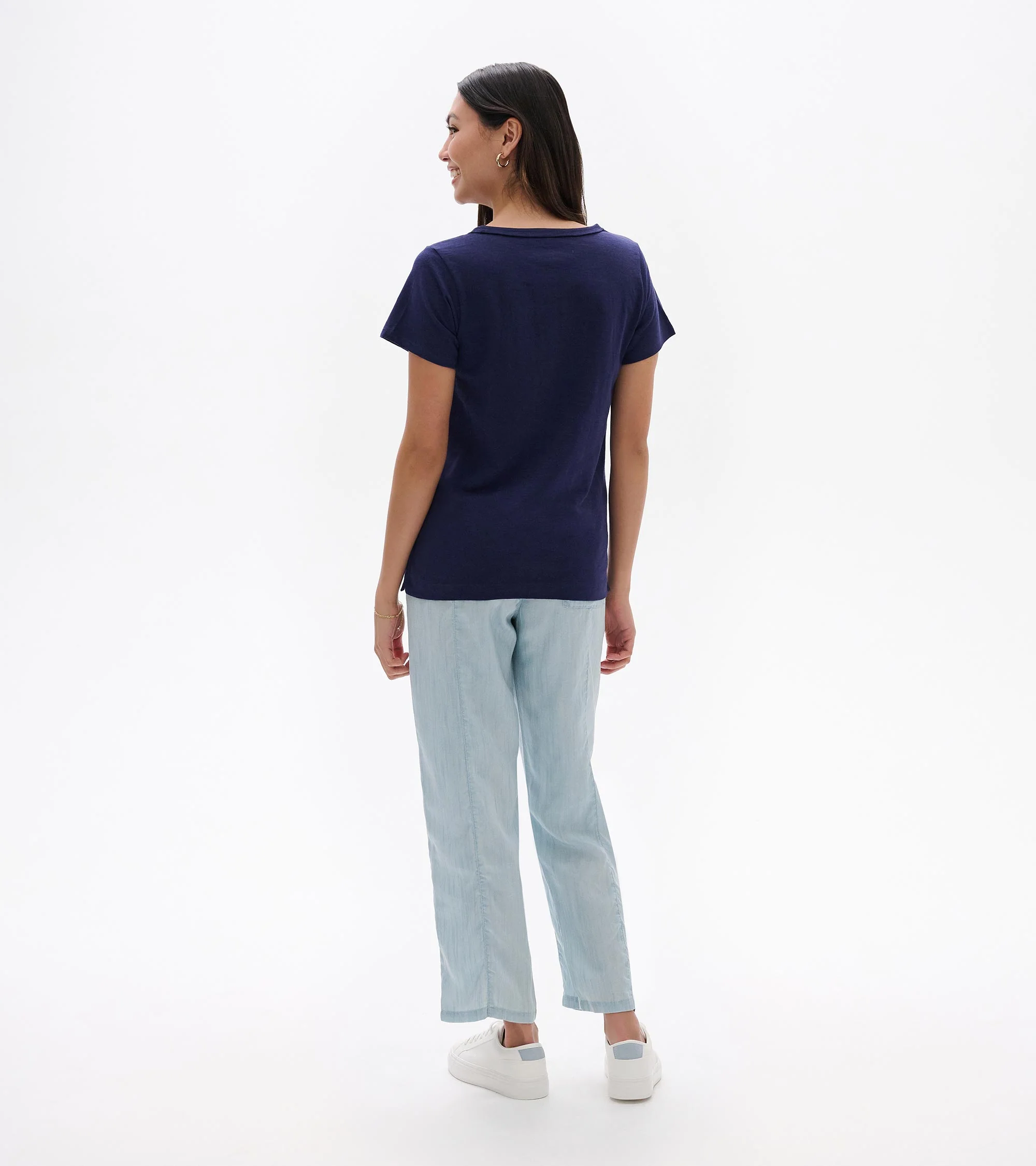 Essential Crew Neck Tee - Patriot Blue - Image 5