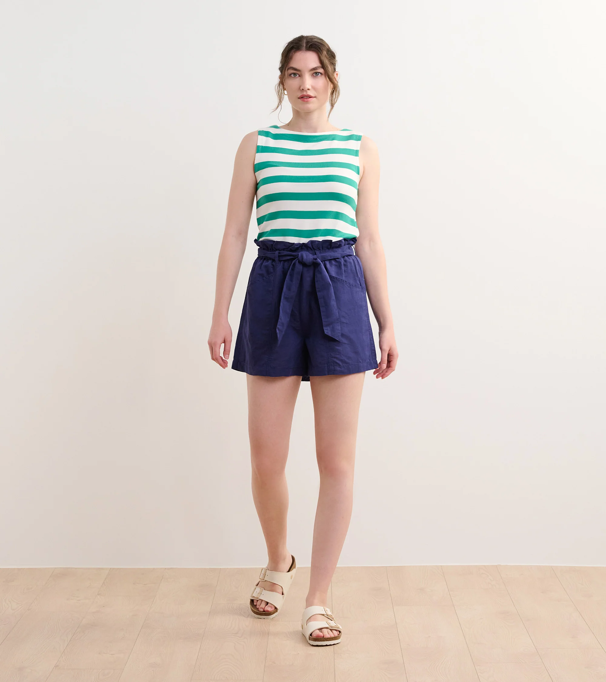 Everyday Tank - Sea Green Stripes - Image 2