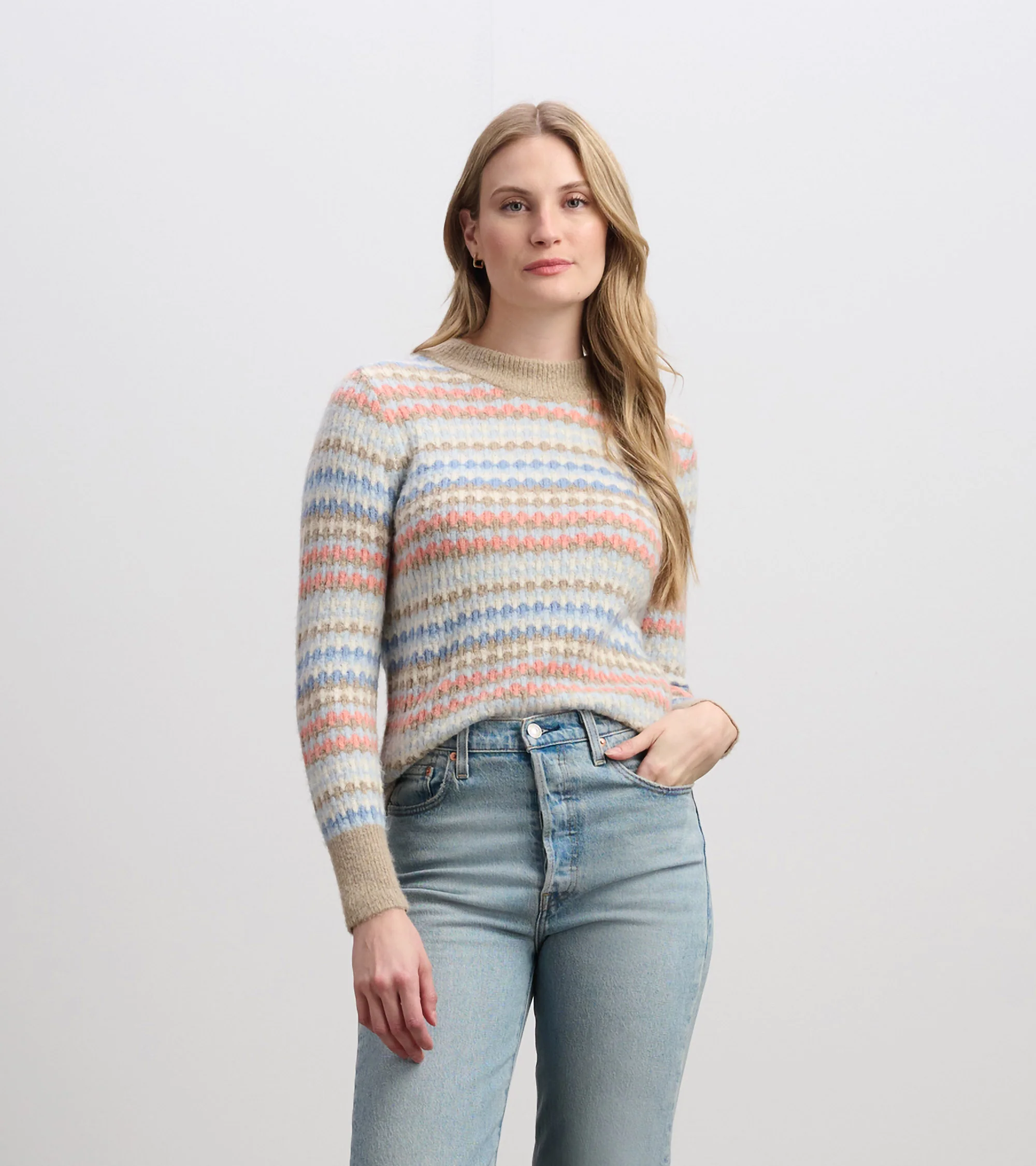 Everywhere Sweater - Bubble Stripes