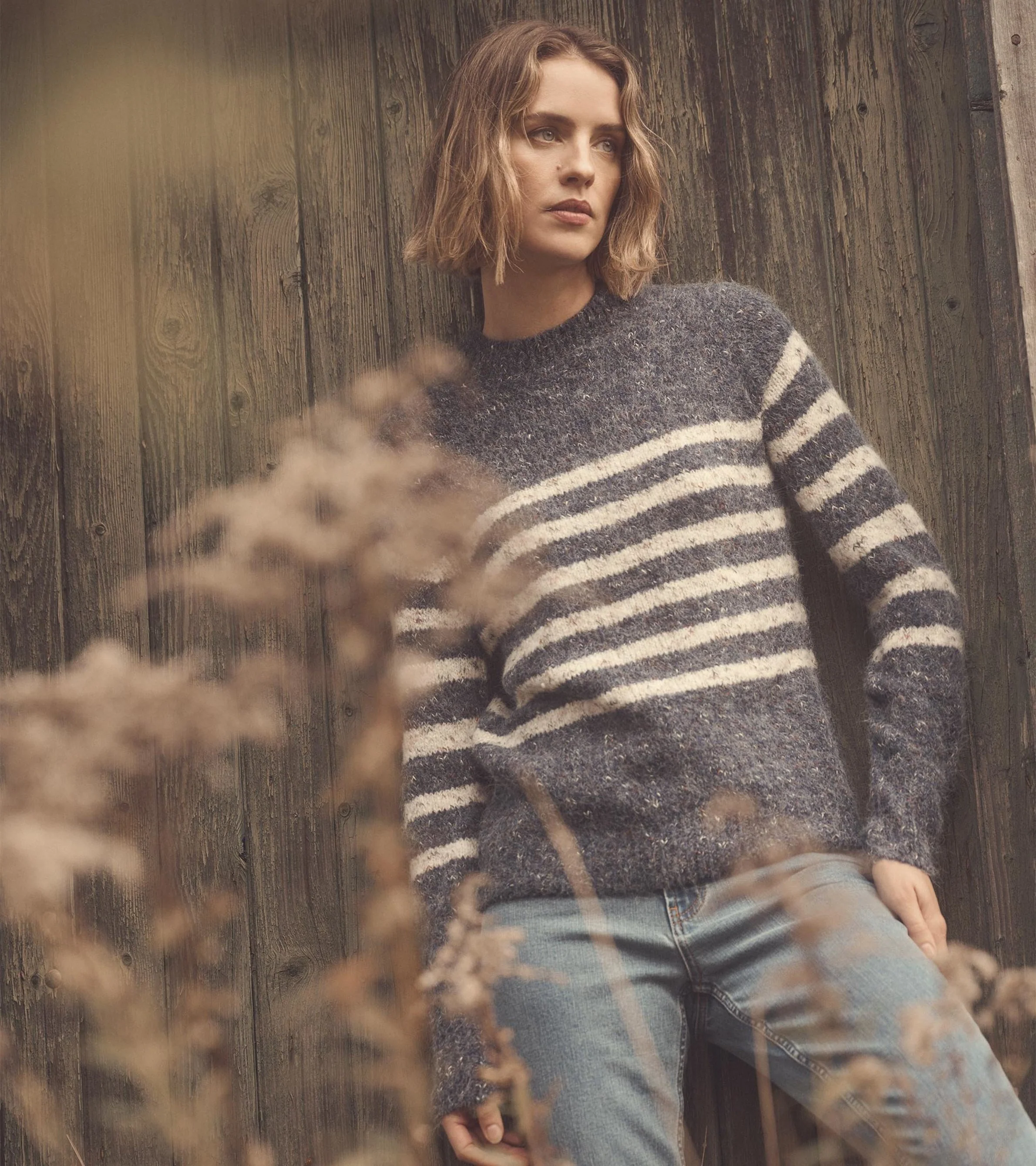 Everywhere Sweater - Navy Flex Stripes - Image 2